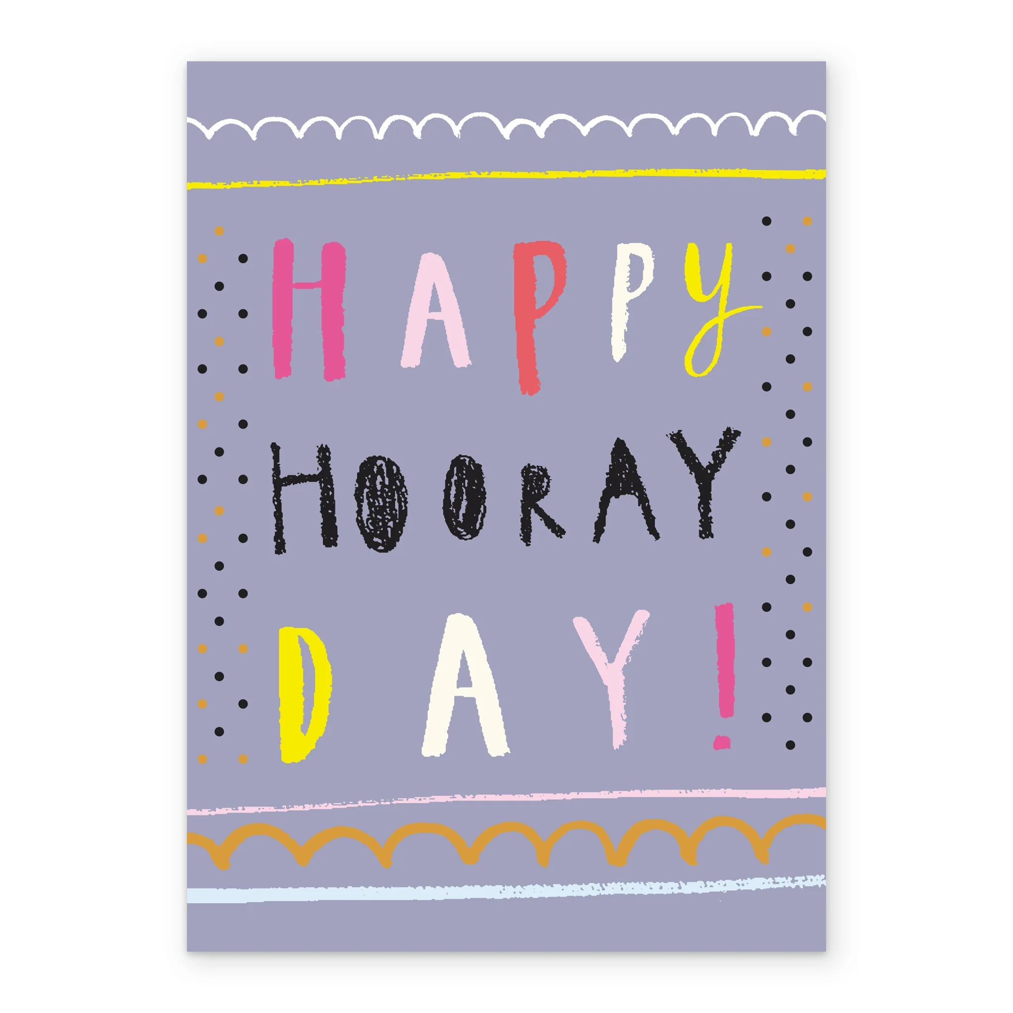Personalised Happy Hooray Day Birthday Card - Image 2