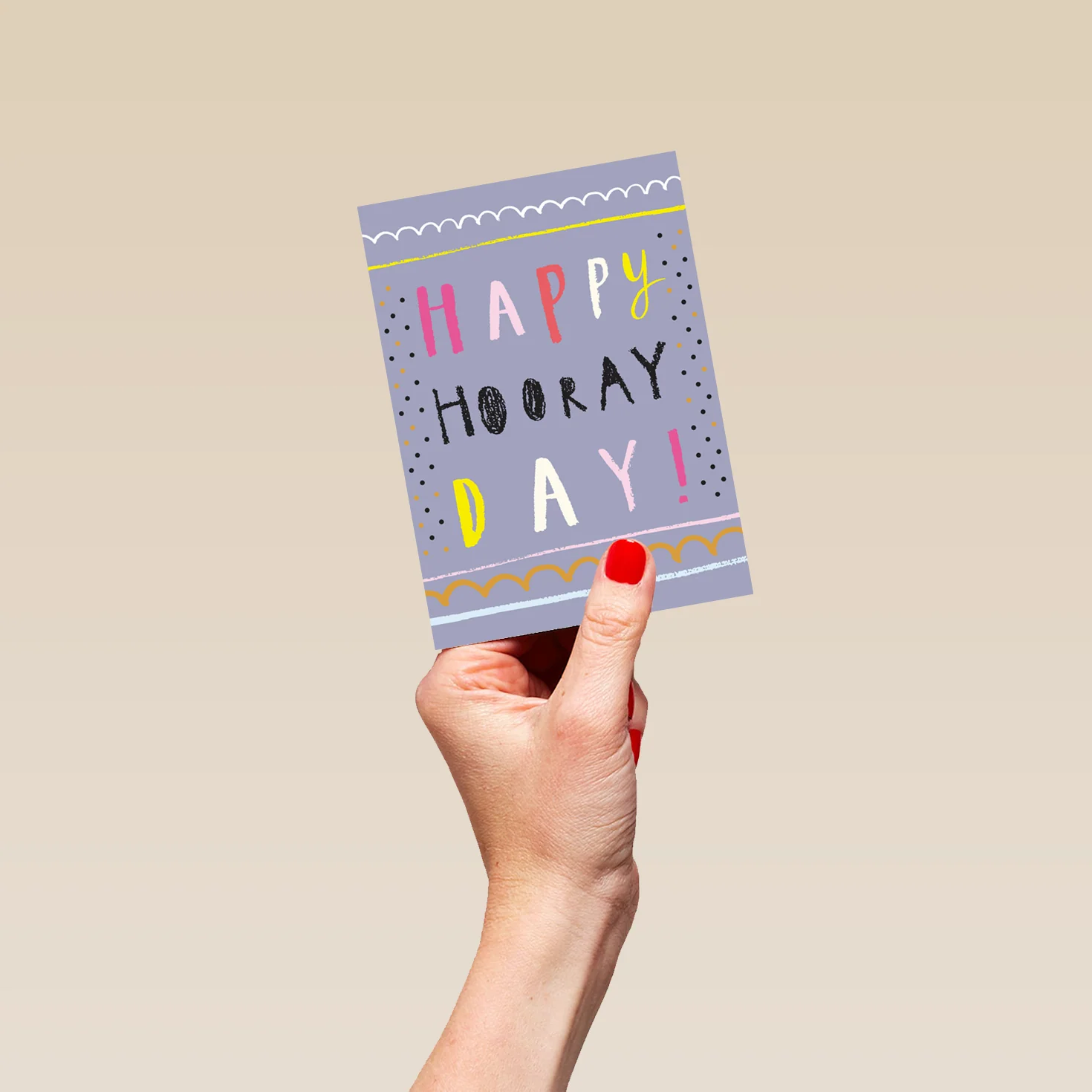 Personalised Happy Hooray Day Birthday Card - Image 4