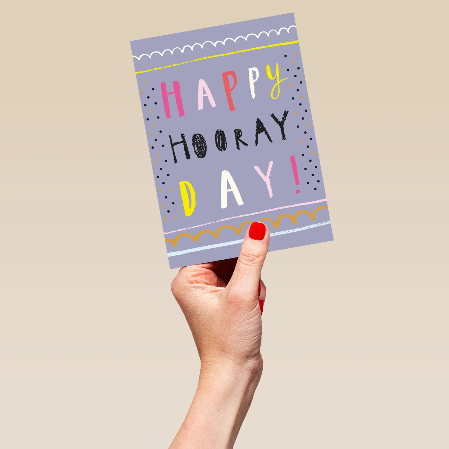 Personalised Happy Hooray Day Birthday Card - Image 5