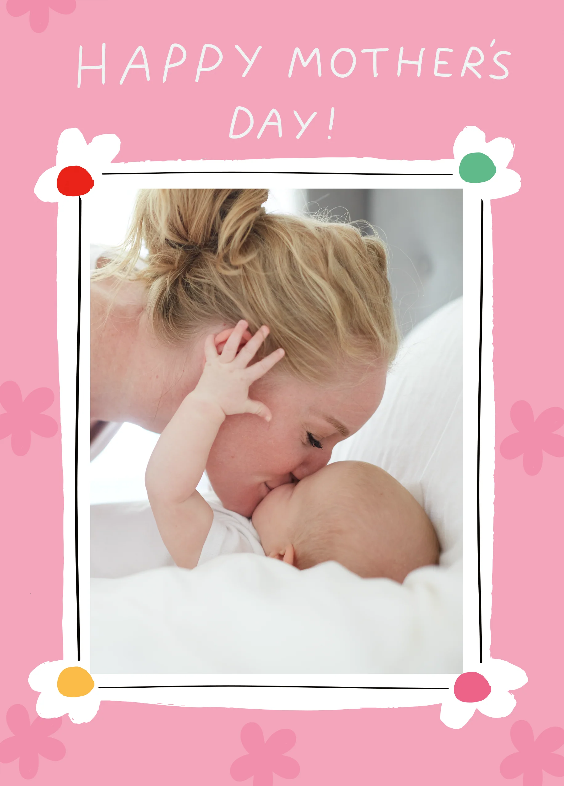 Personalised Happy Mother's Day Photo Upload Card