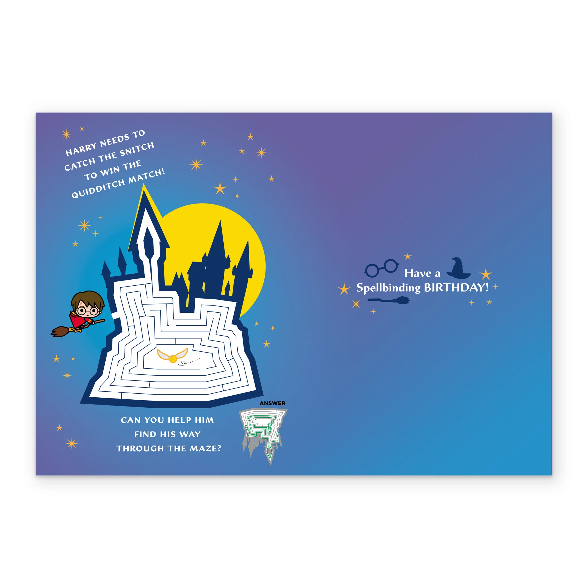 Personalised Harry Potter™ 10th Birthday Card - Image 3