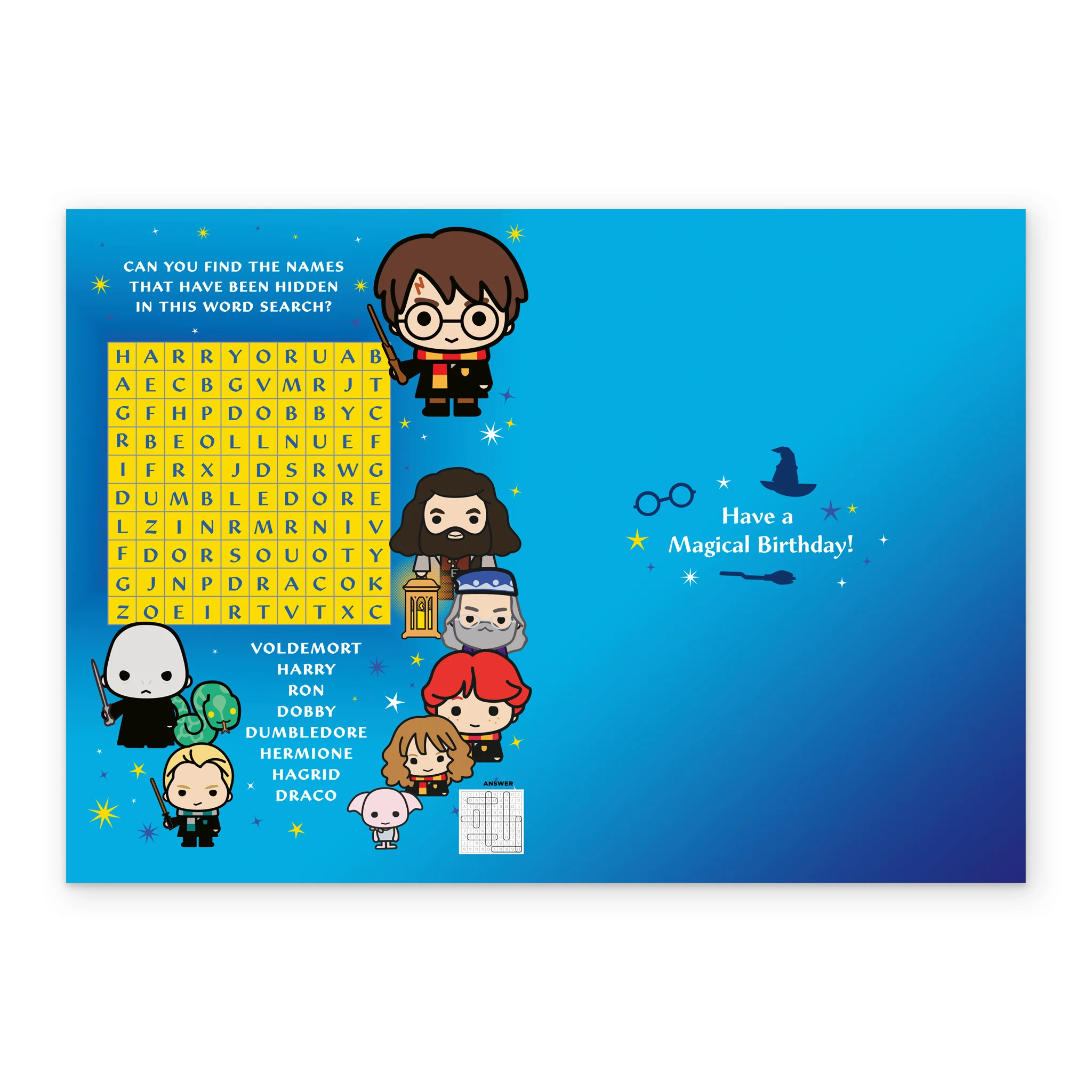 Personalised Harry Potter™ 7th Birthday Card - Image 3