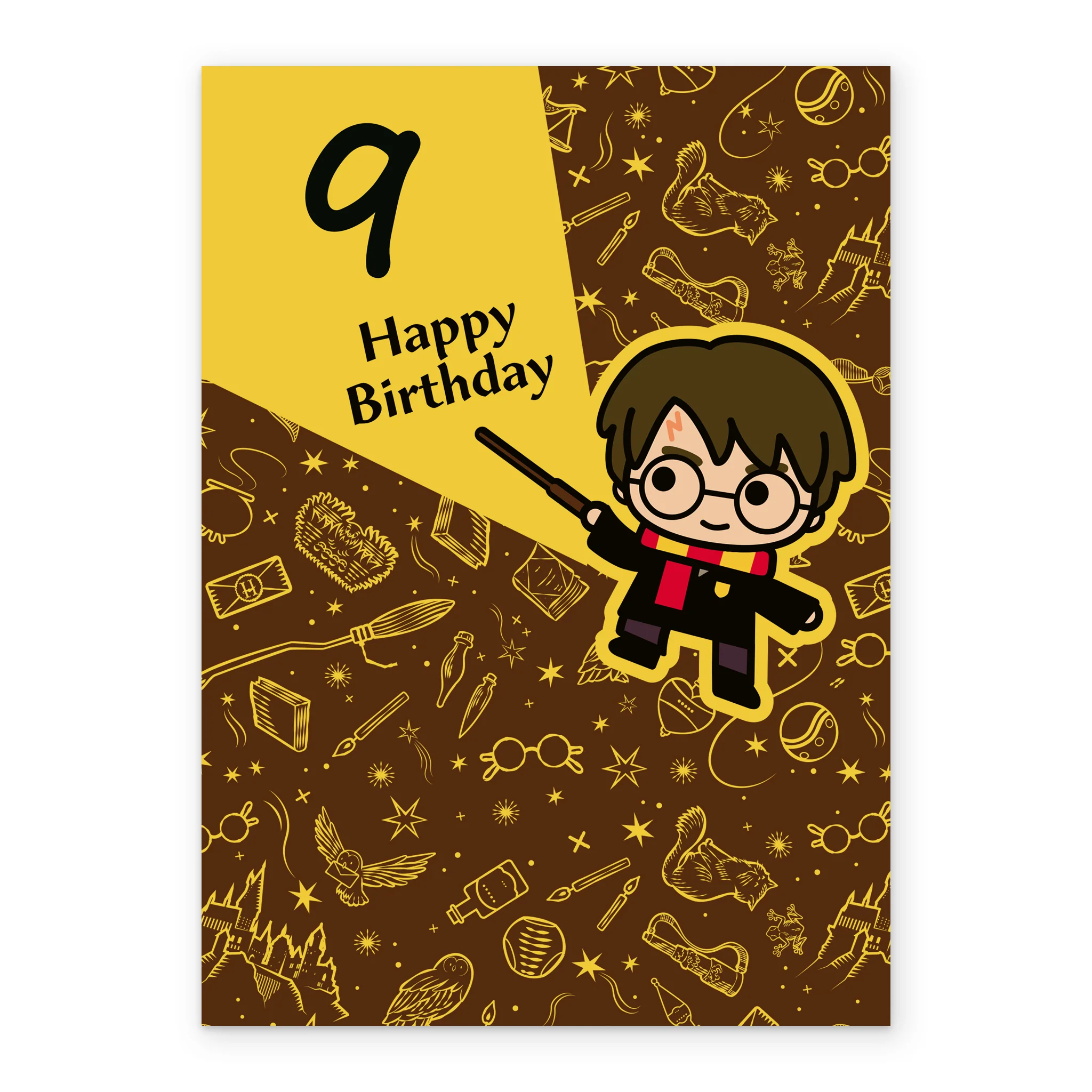 Personalised Harry Potter™ 9th Birthday Card - Image 2