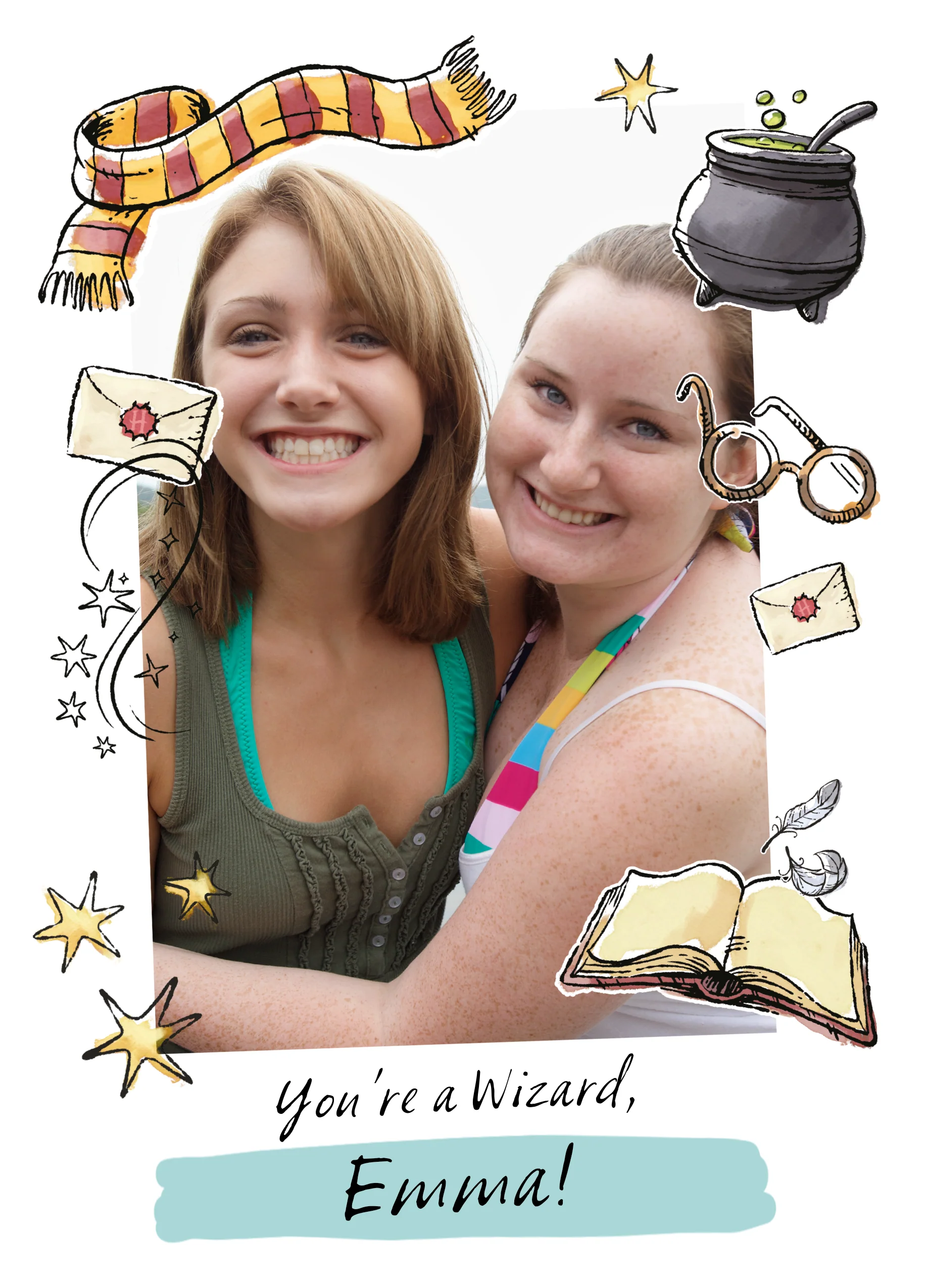 Personalised Harry Potter™ Any Occasion Photo Upload Card