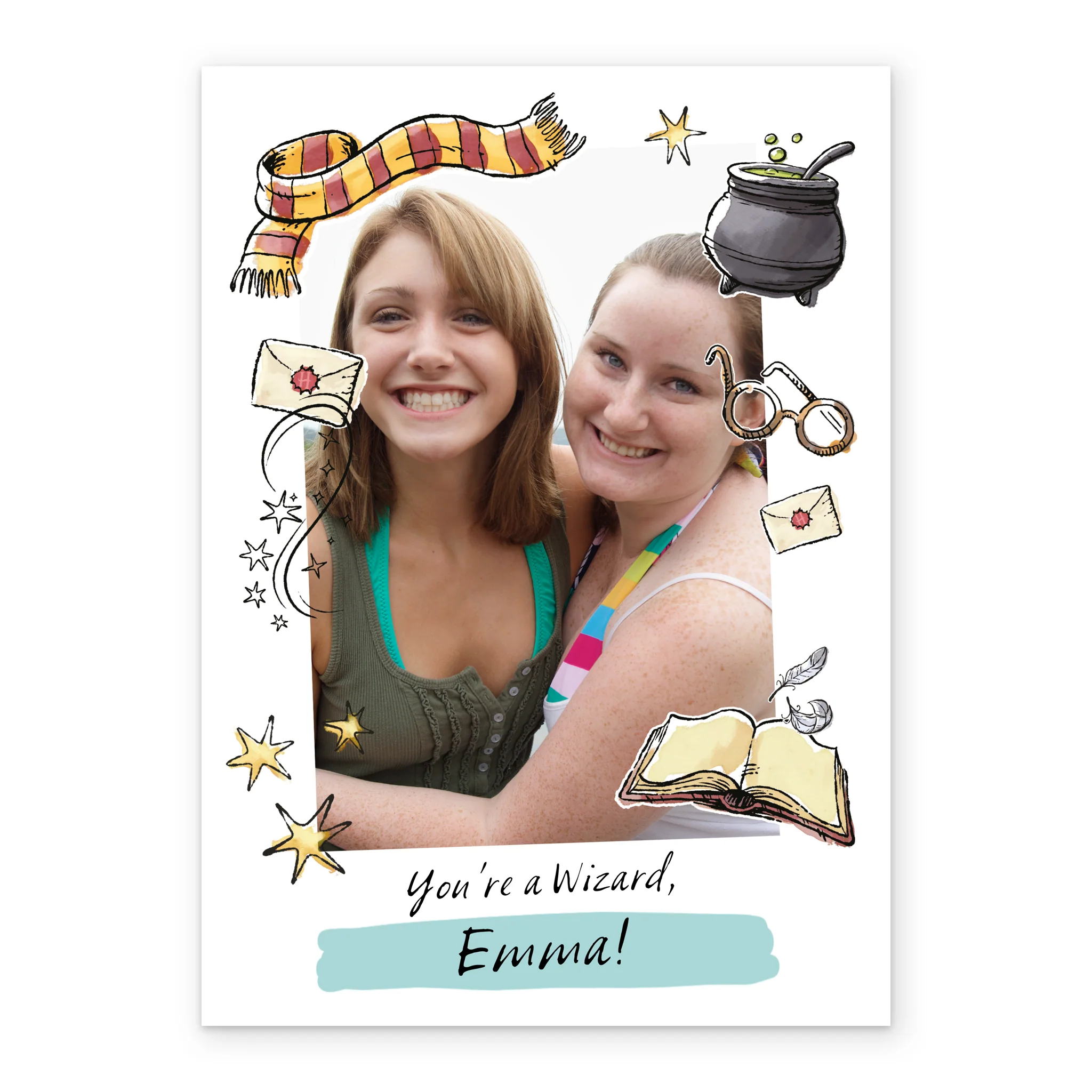 Personalised Harry Potter™ Any Occasion Photo Upload Card - Image 2
