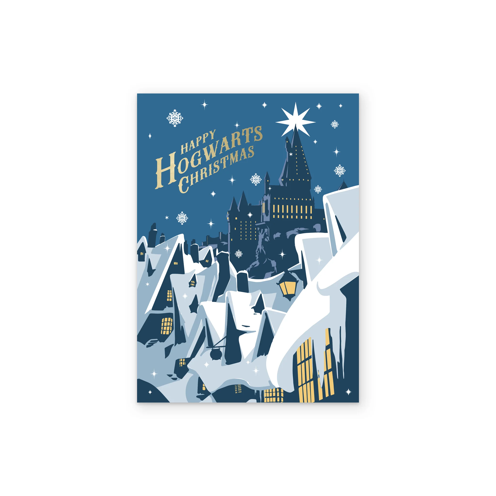 Personalised Harry Potter™ Hogwarts & Hogsmeade Christmas Card - Image 2