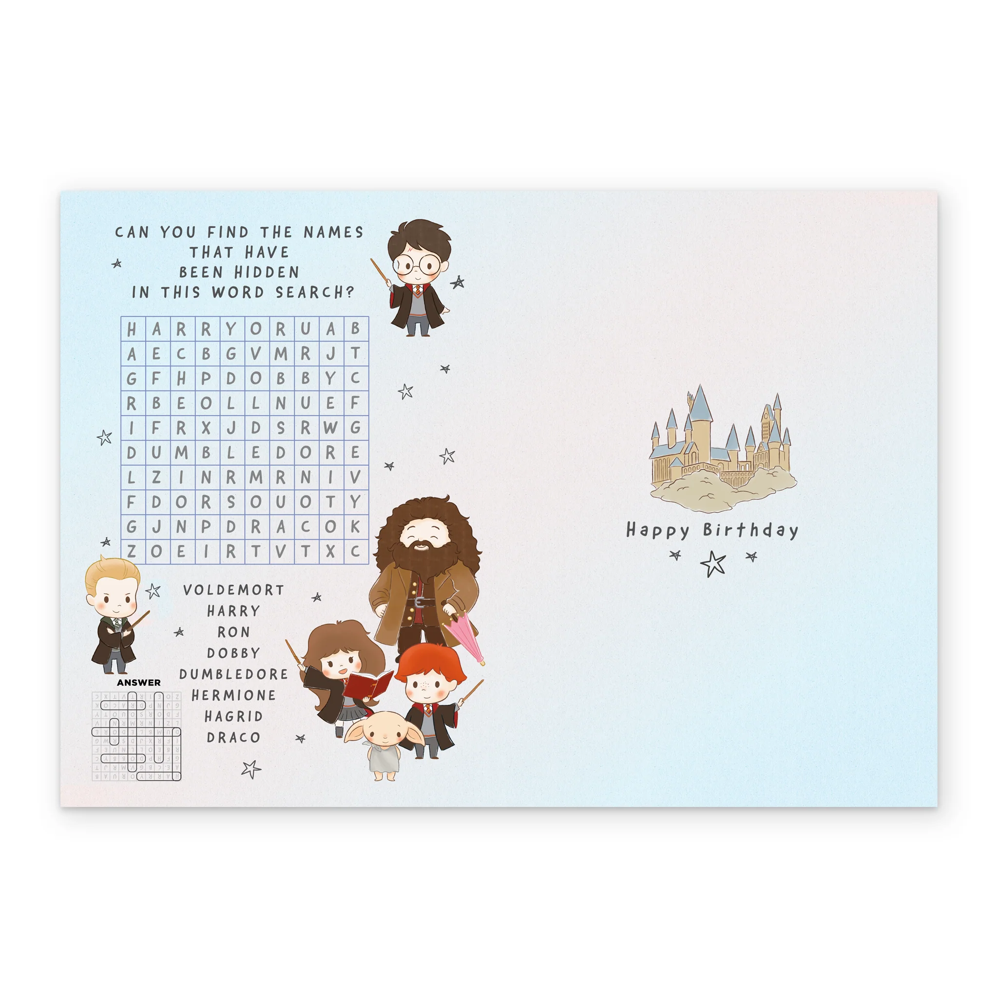 Personalised Harry Potter™ Magical Birthday Card For Daughter - Image 3