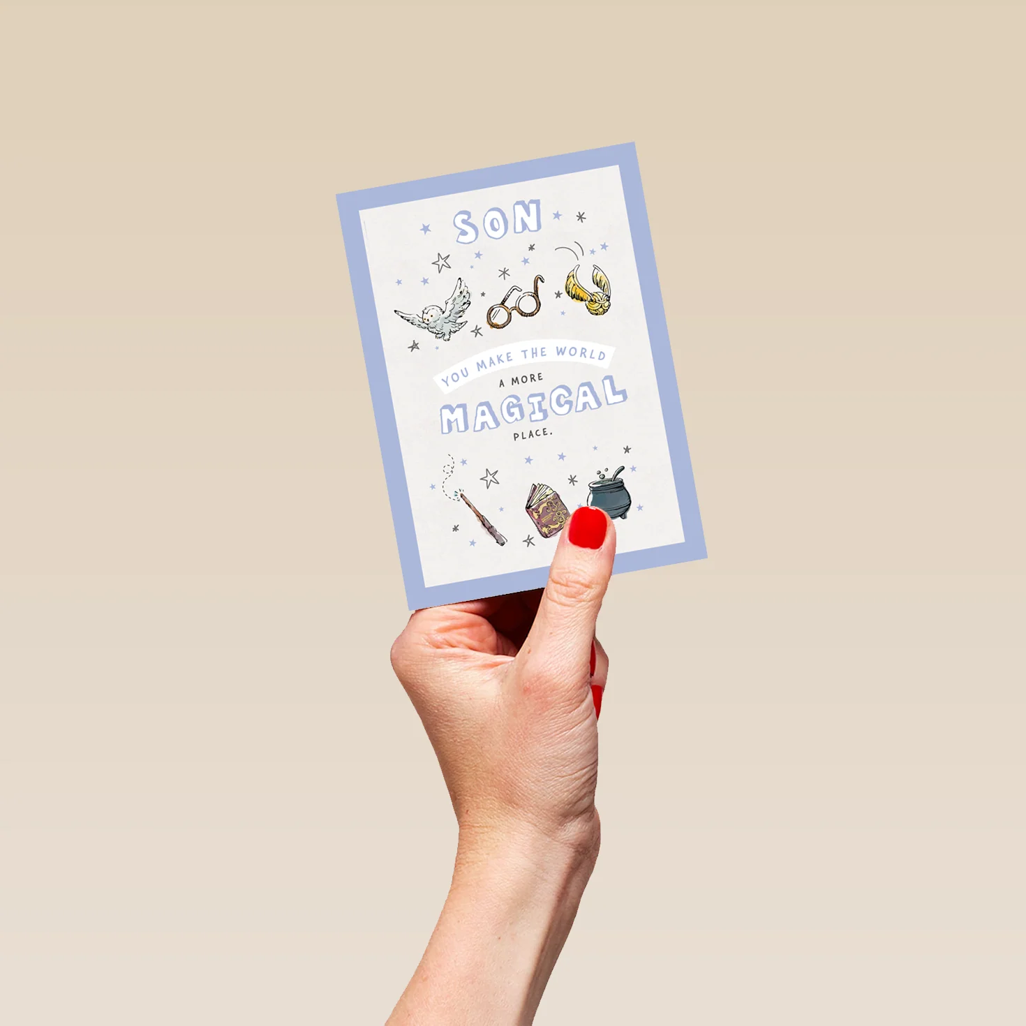 Personalised Harry Potter™ Magical World Birthday Card For Son - Image 4