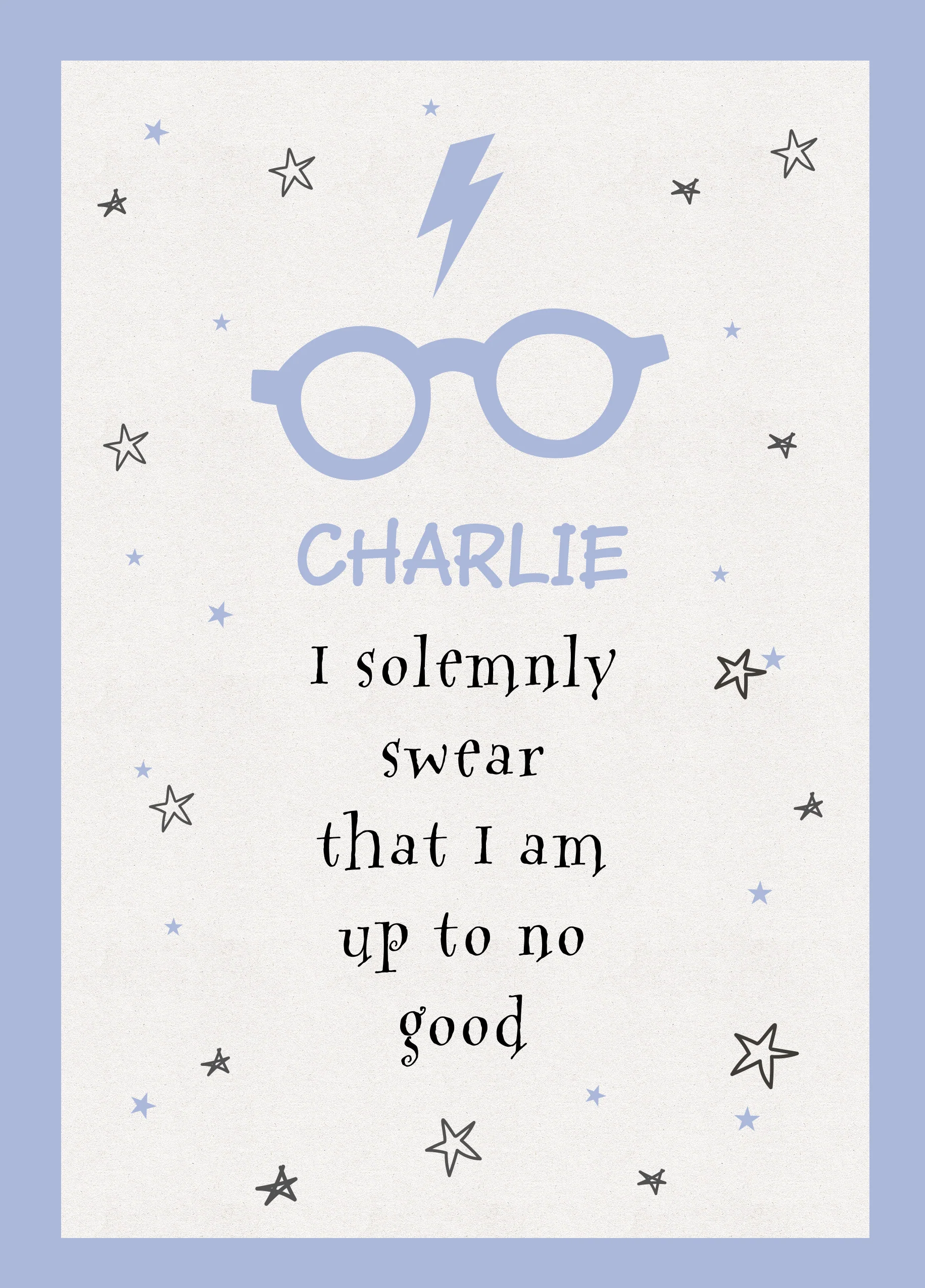 Personalised Harry Potter™ Mischievous Birthday Card