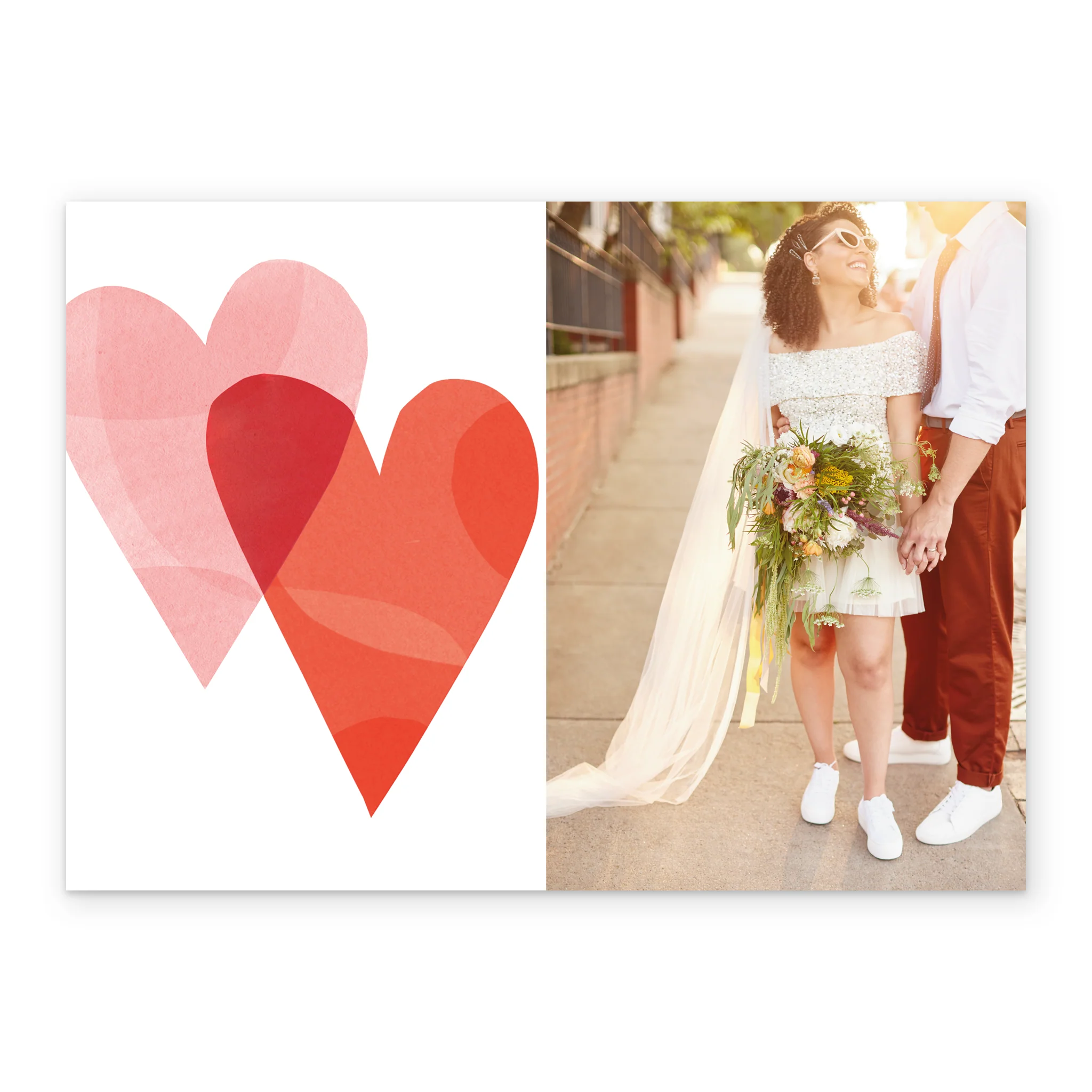 Personalised Heart Design Photo Upload Valentine's Day Card - Image 2
