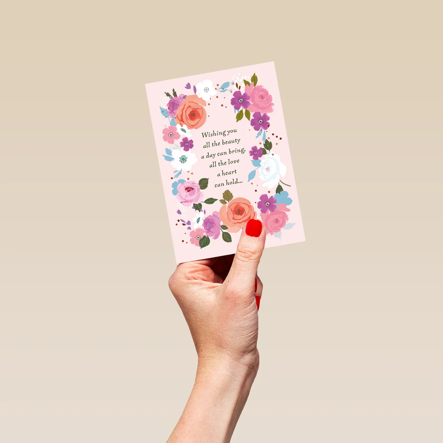 Personalised Heartfelt Floral Birthday Card - Image 4