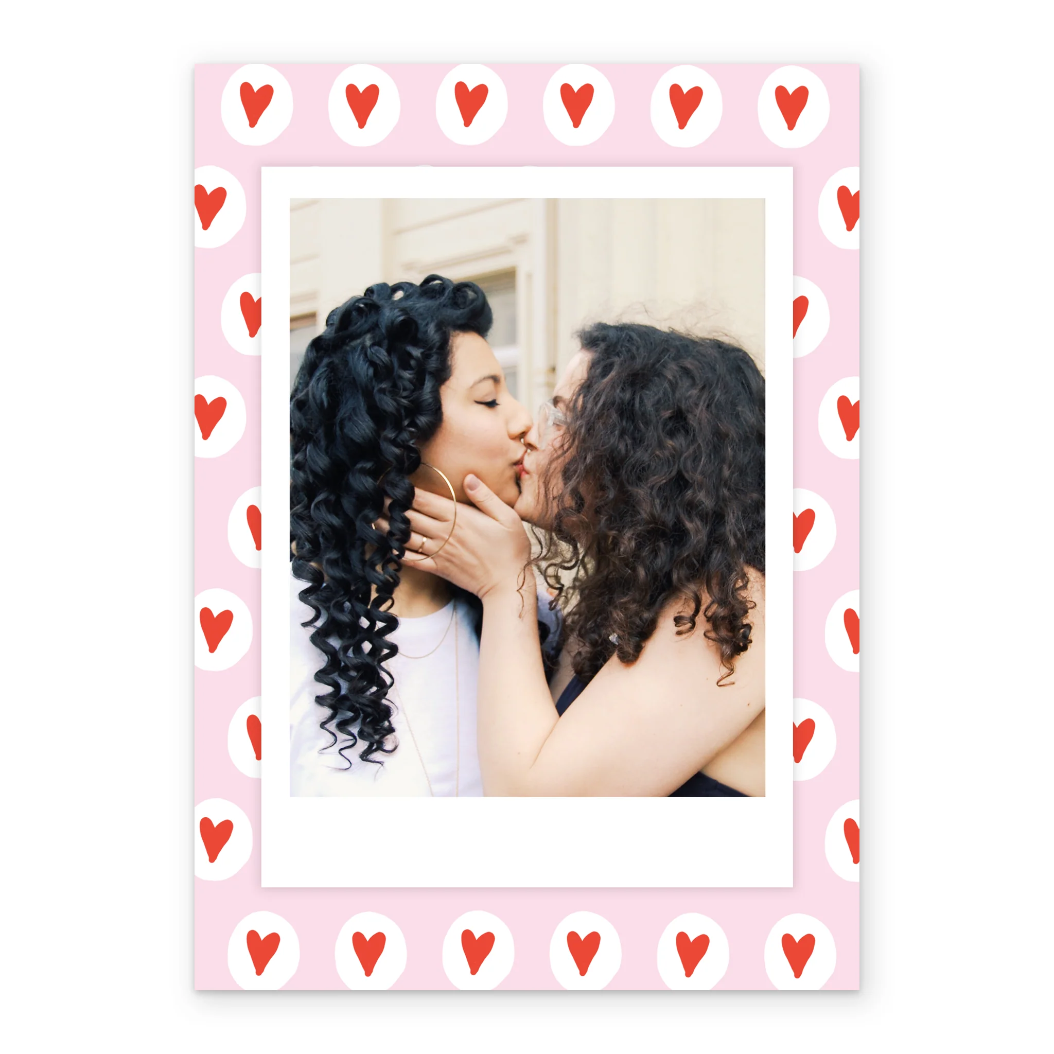 Personalised Hearts Photo Upload Valentine's Day Card - Image 2