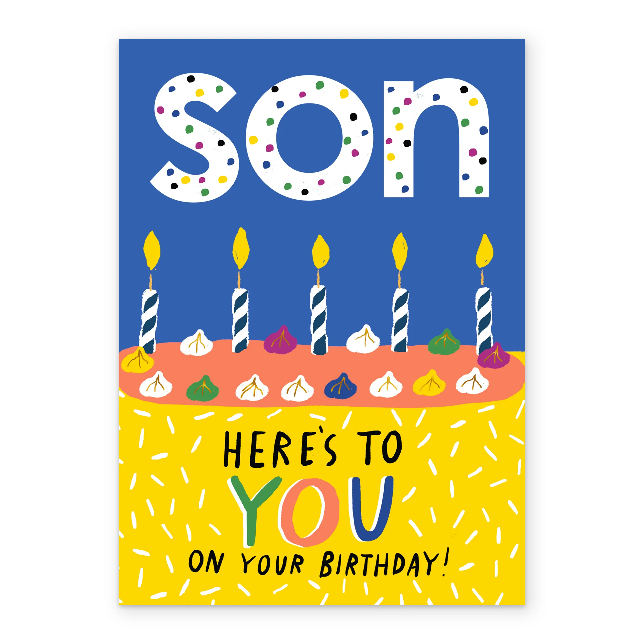 Personalised Here's To You Son Birthday Card - Image 2