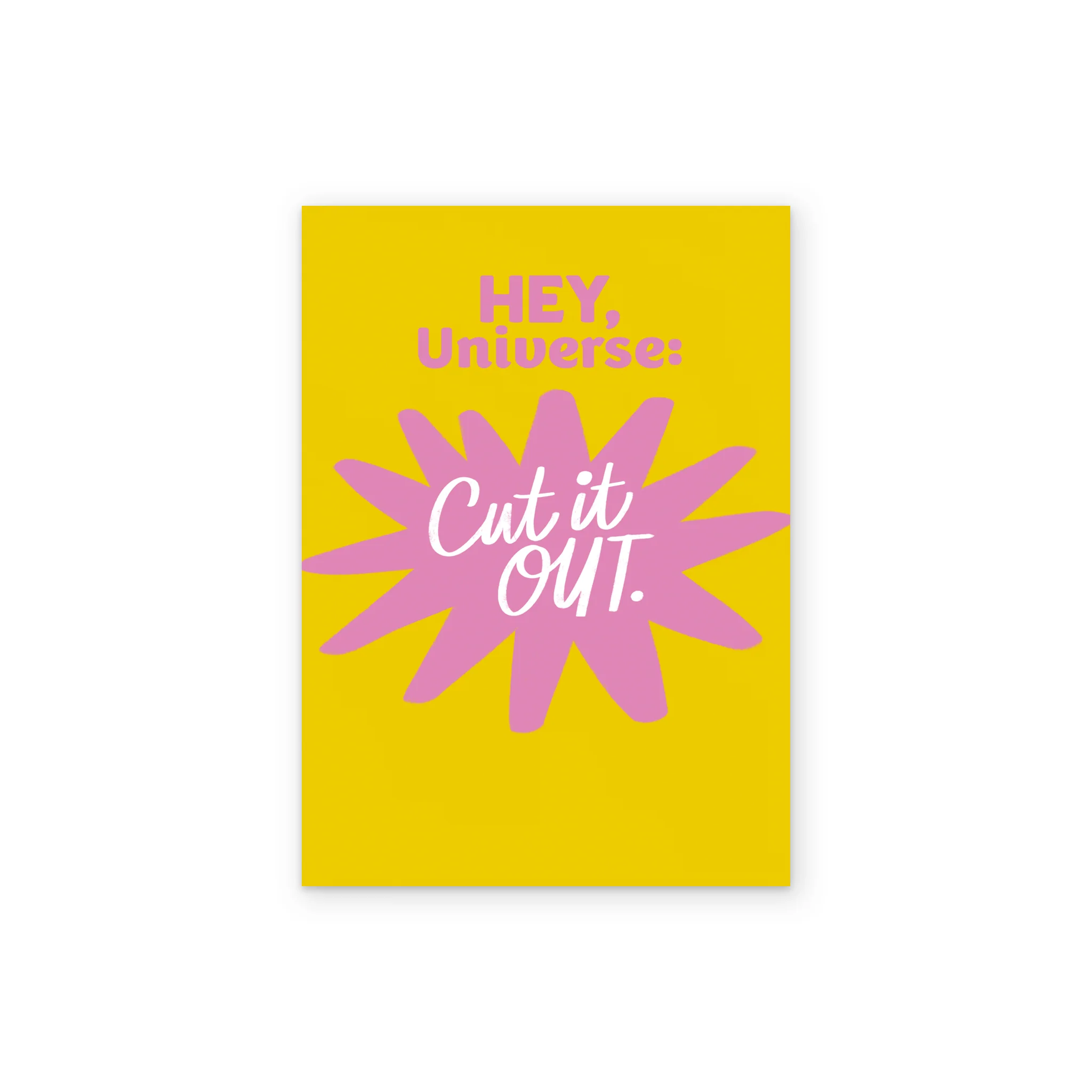 Personalised 'Hey, Universe' Thinking of You Card - Image 2
