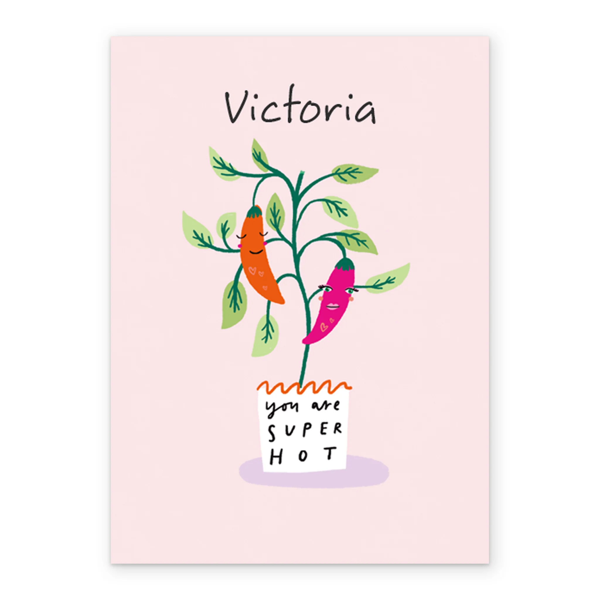 Personalised Hot Chillies Card For Wife - Image 2
