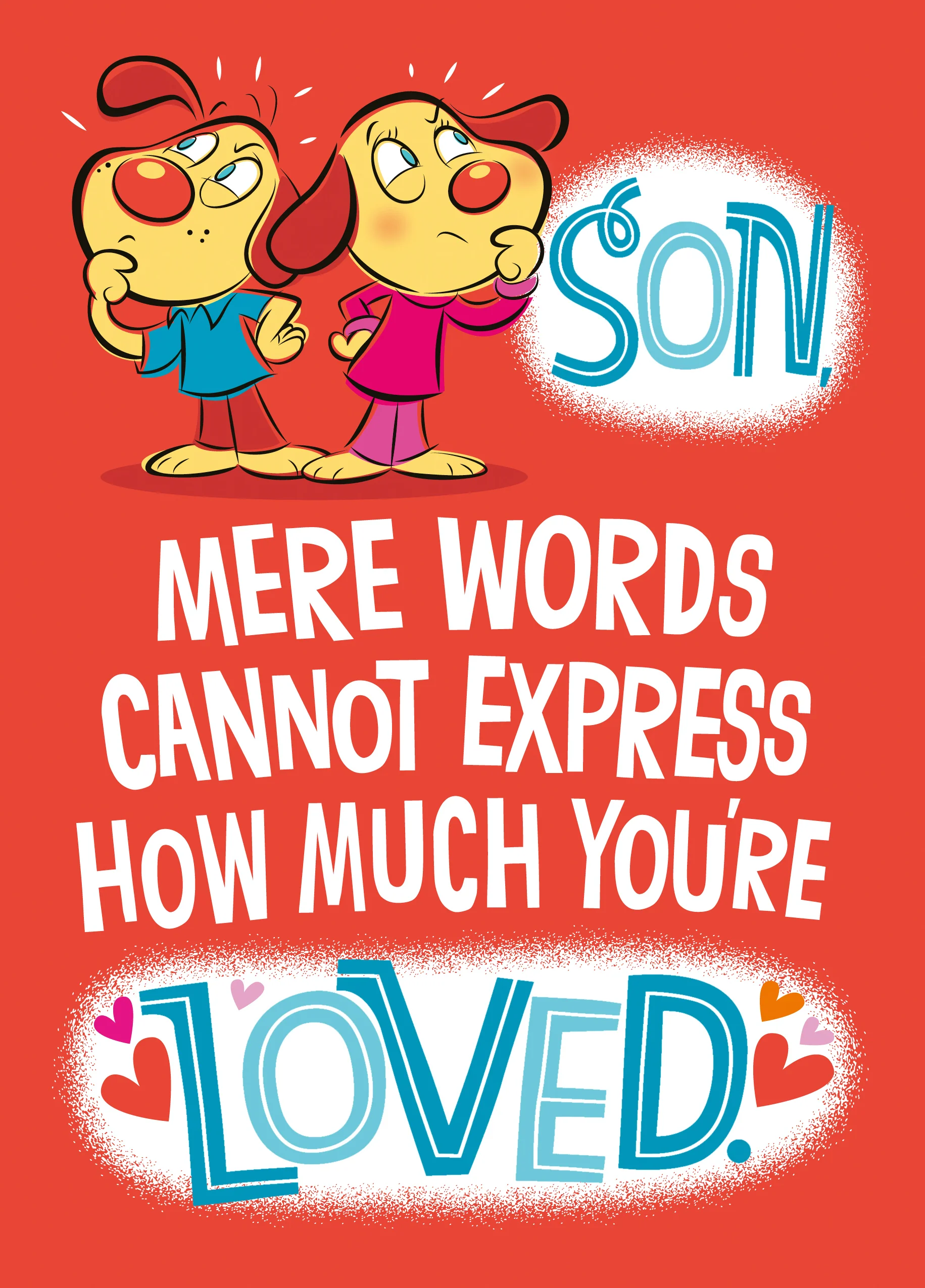 Personalised How Much You Are Loved Son Card