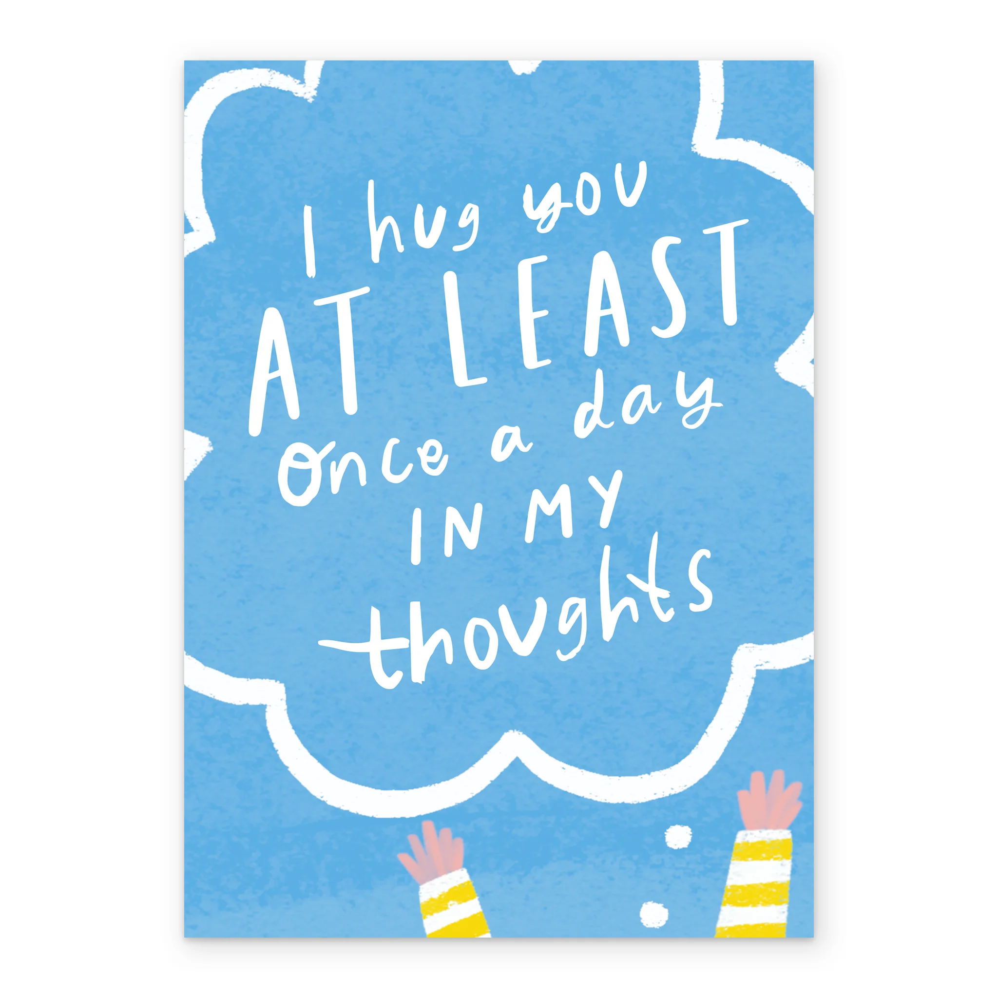Personalised Hug You Once A Day Card - Image 2
