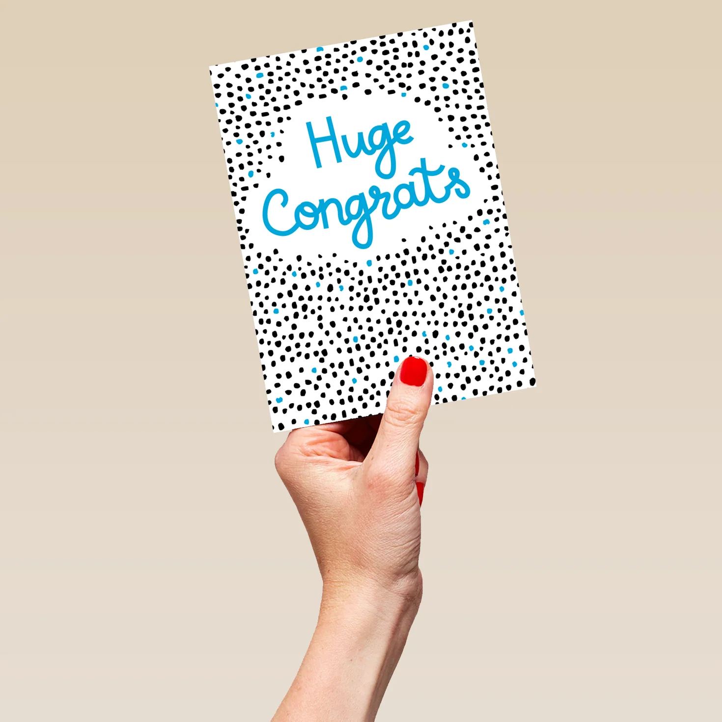 Personalised Huge Handwriting Congratulations Card - Image 5