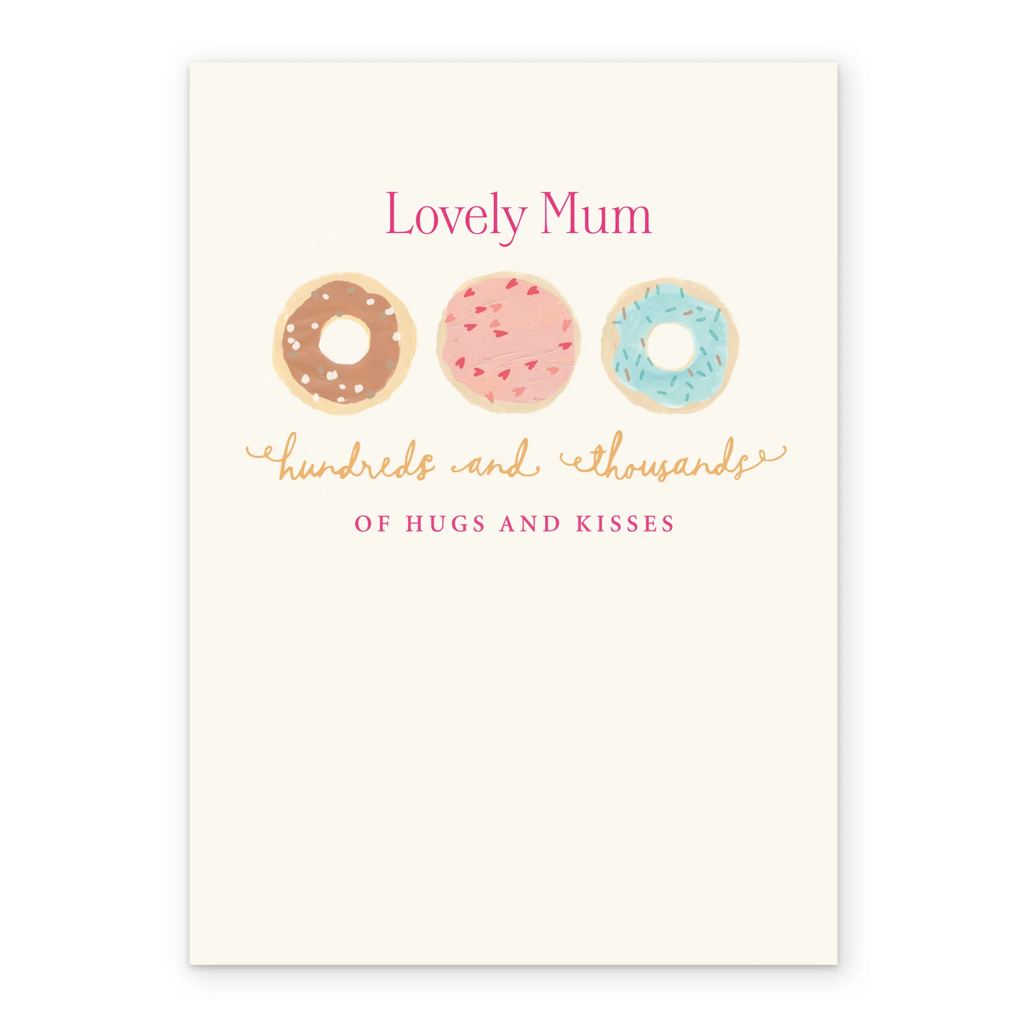 Personalised Hundreds and Thousands of Hugs and Kisses Mother's Day Card For Mum - Image 2