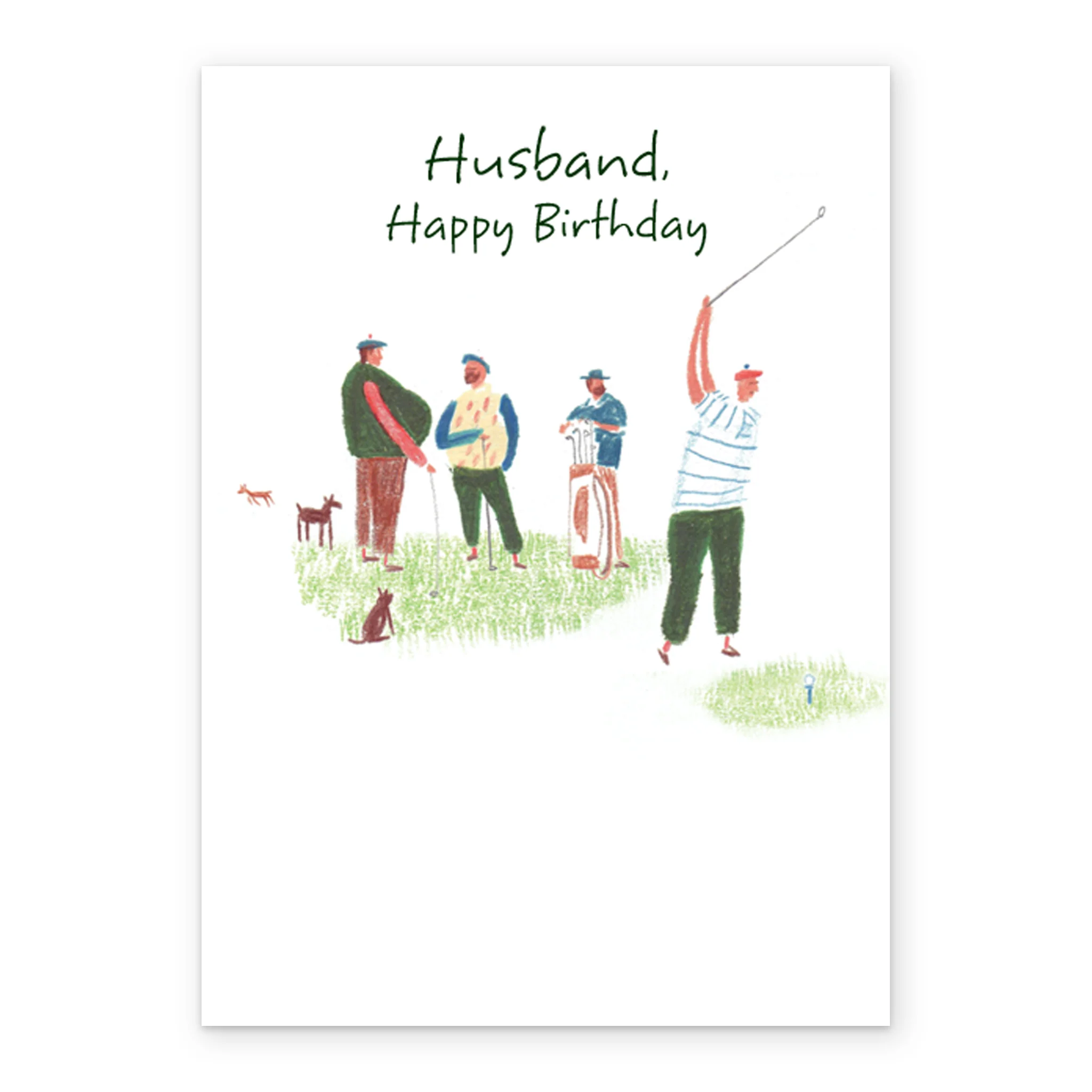 Personalised Husband Birthday Golf Card - Image 2