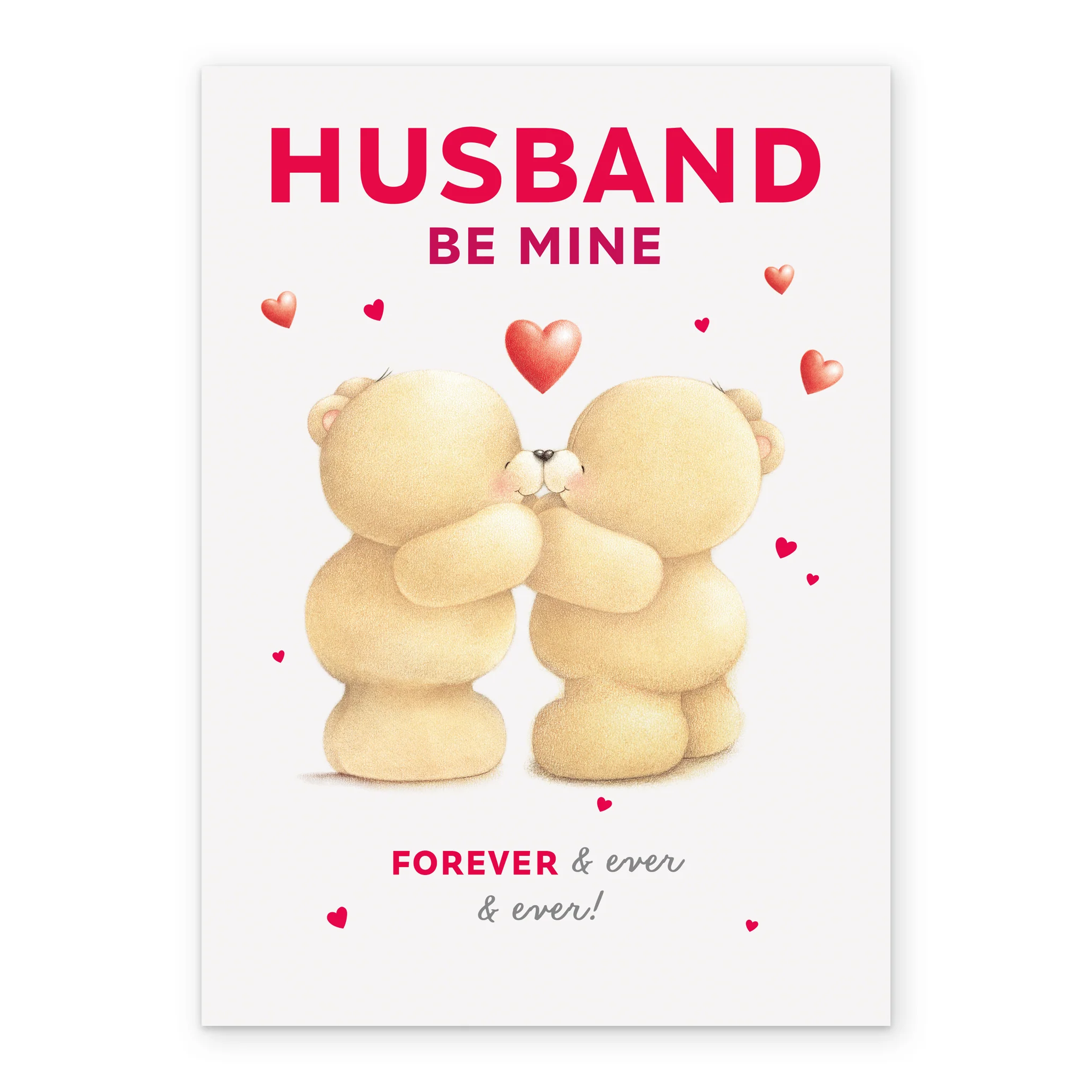 Personalised Husband Forever Friends Kiss Valentine's Day Card - Image 2