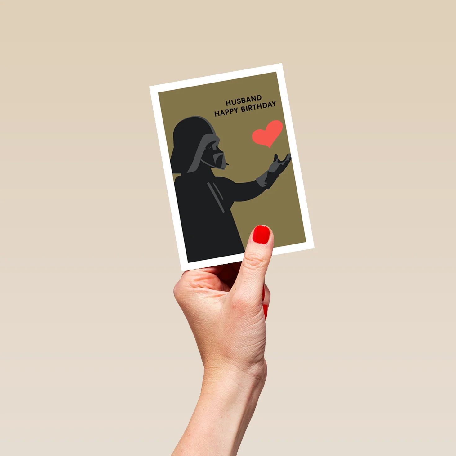 Personalised Husband Star Wars™ Darth Vader Birthday Card - Image 4