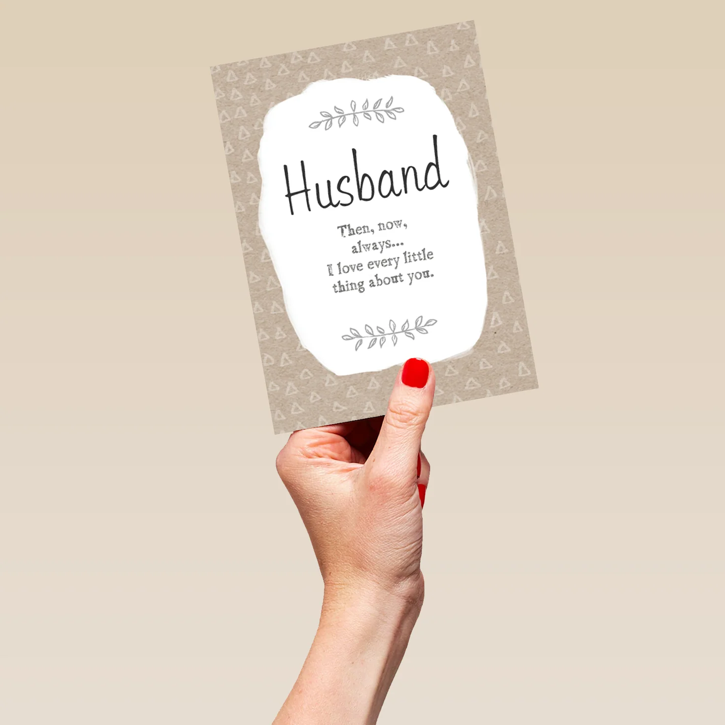Personalised Husband Then Now Always Card - Image 5