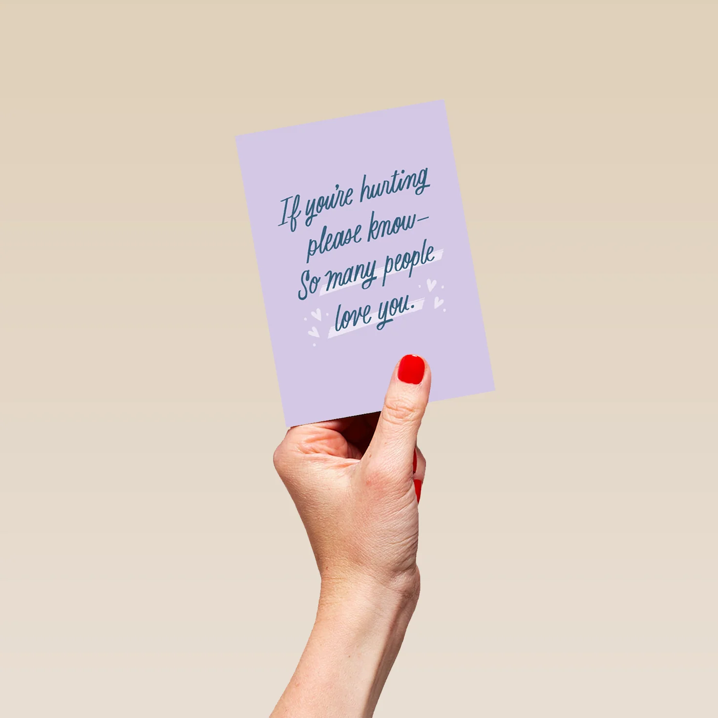 Personalised 'If You're Hurting' Thinking of You Card - Image 4