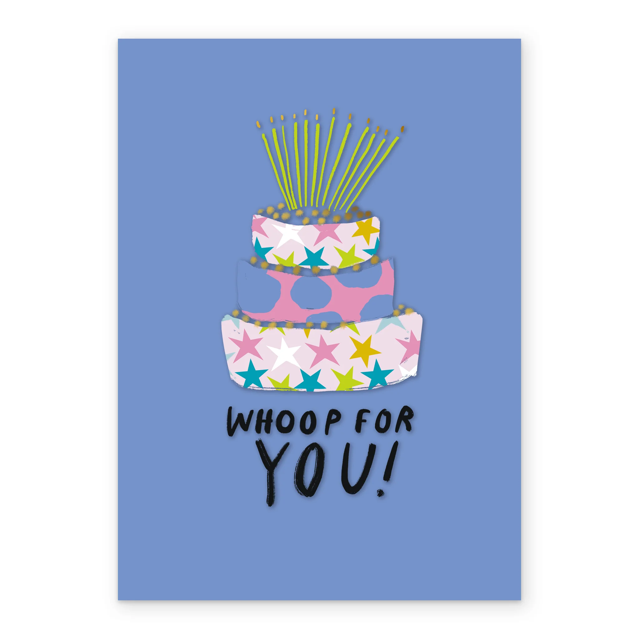 Personalised Illustrated Cake Birthday Card - Image 2