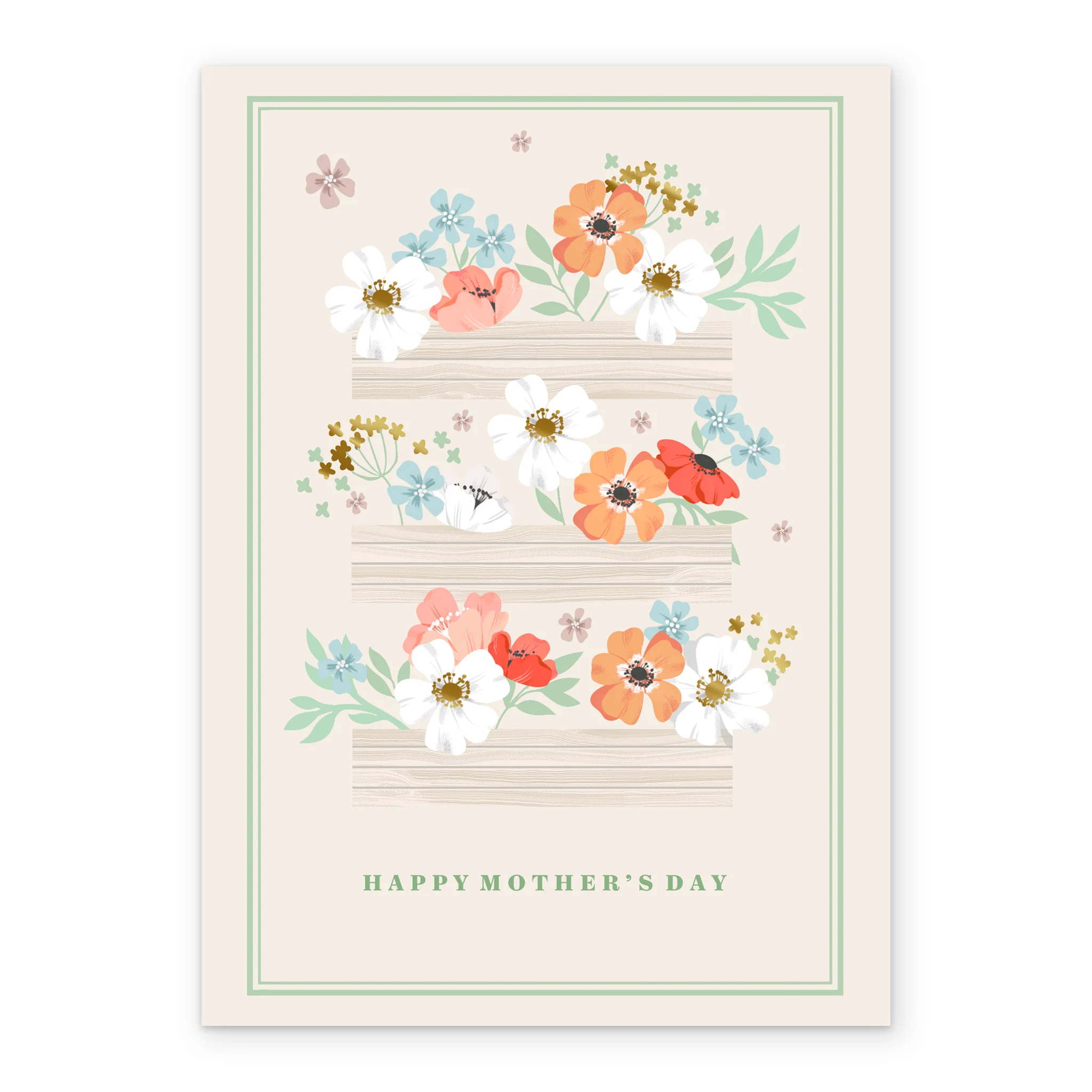 Personalised Illustrated Florals Mother's Day Card - Image 2