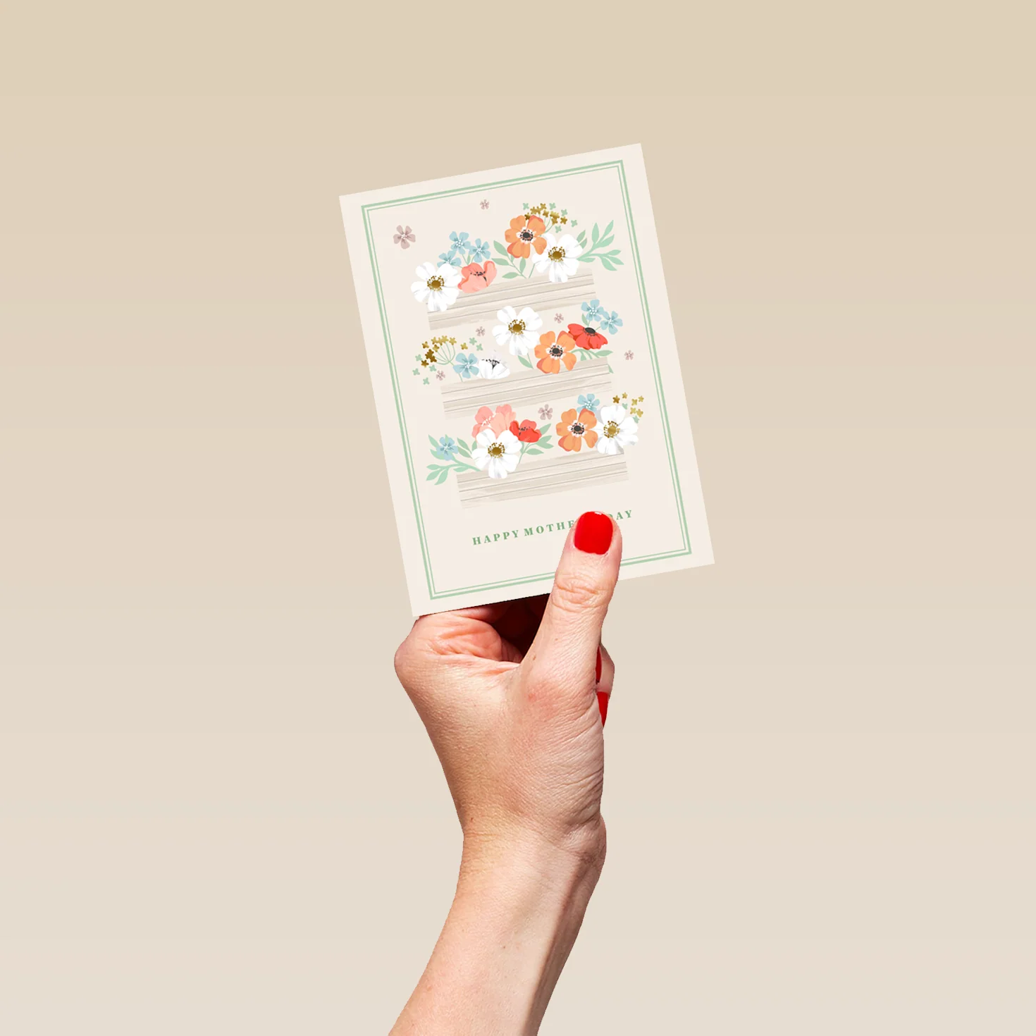 Personalised Illustrated Florals Mother's Day Card - Image 4