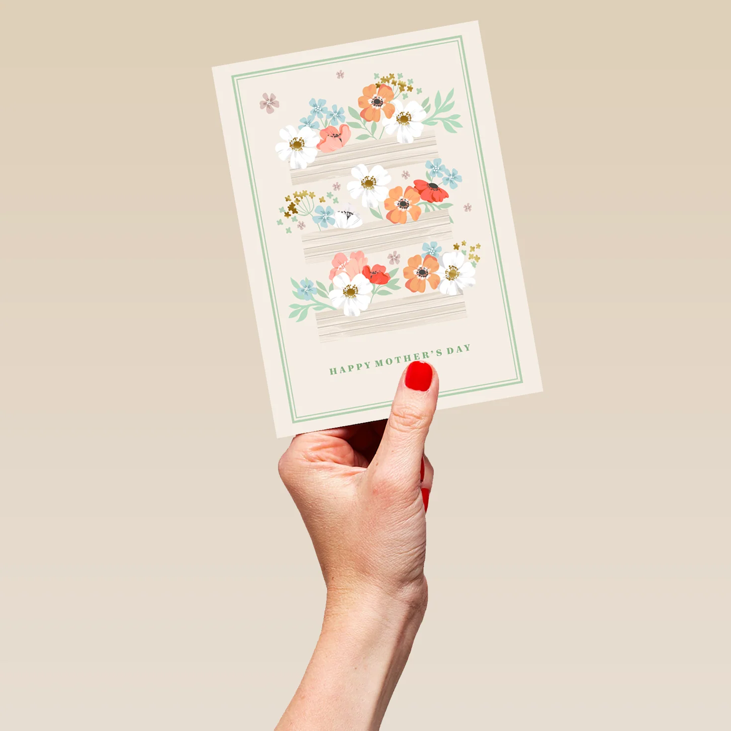 Personalised Illustrated Florals Mother's Day Card - Image 5