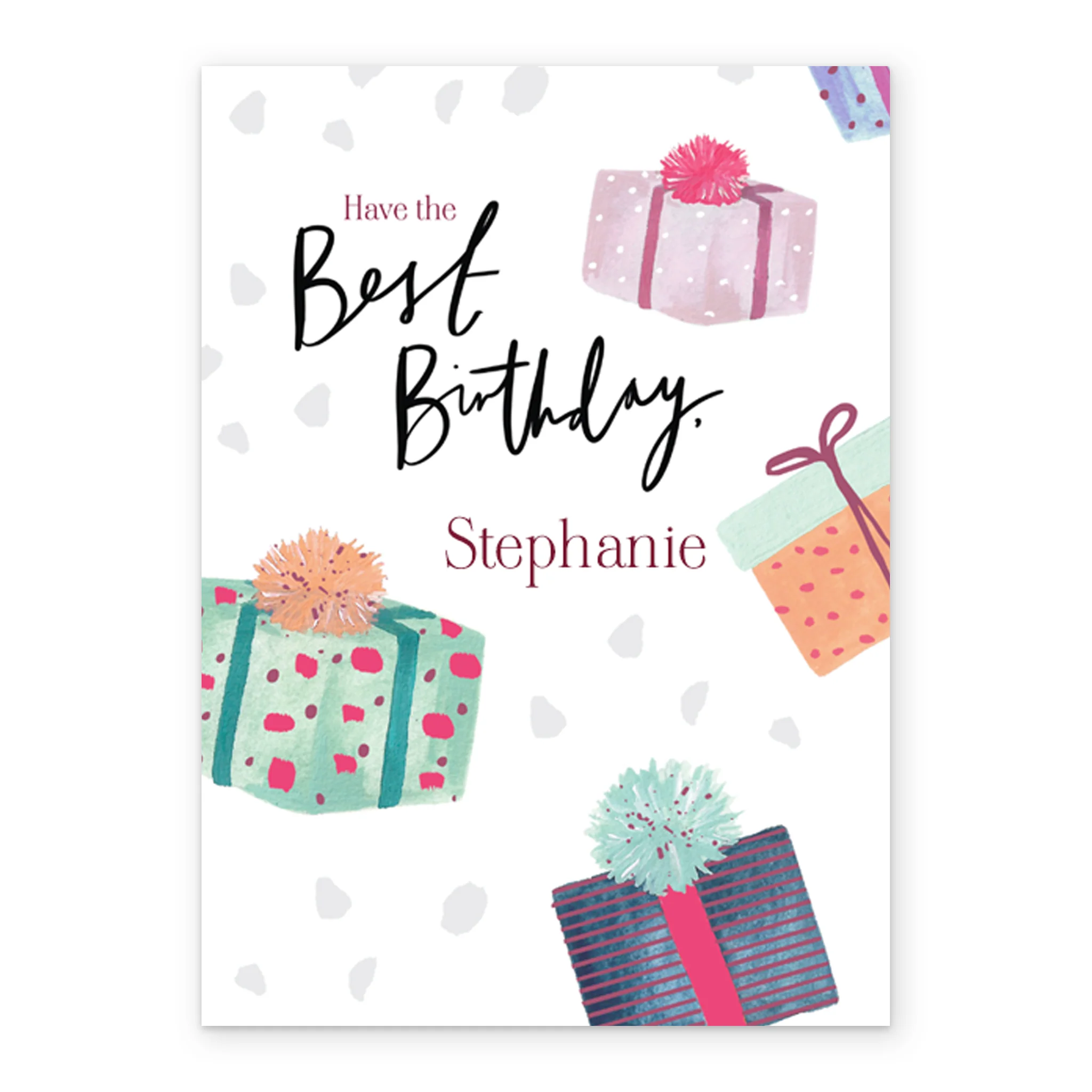 Personalised Illustrated Gifts Birthday Card - Image 2