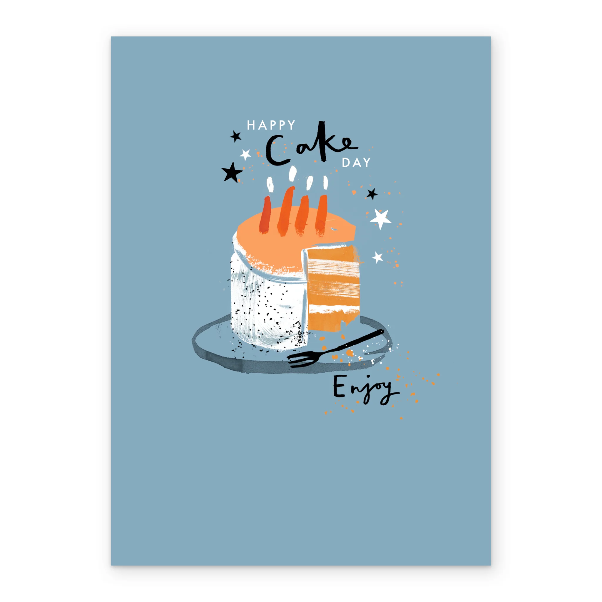 Personalised Illustrated Happy Cake Day Birthday Card - Image 2