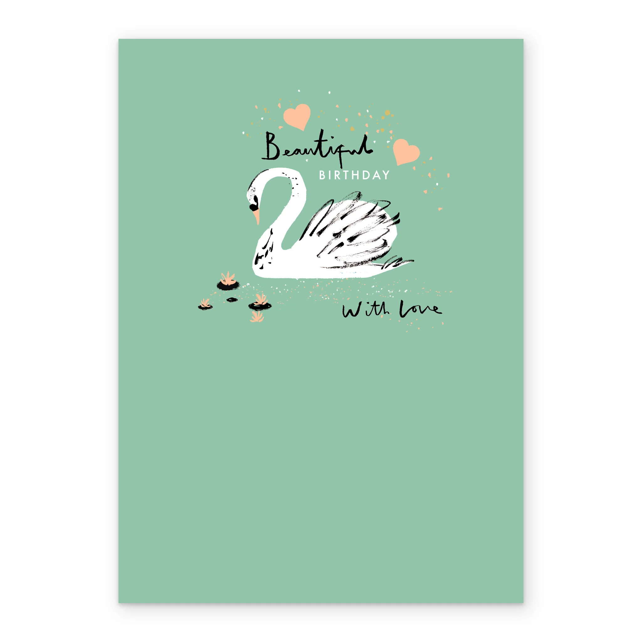 Personalised Illustrated Swan Birthday Card - Image 2