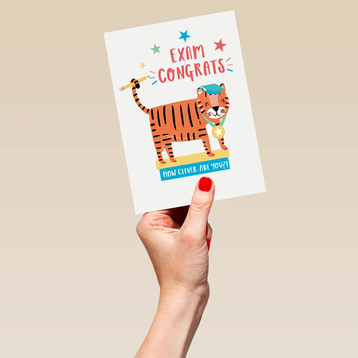 Personalised Illustrated Tiger Congratulations Card - Image 5