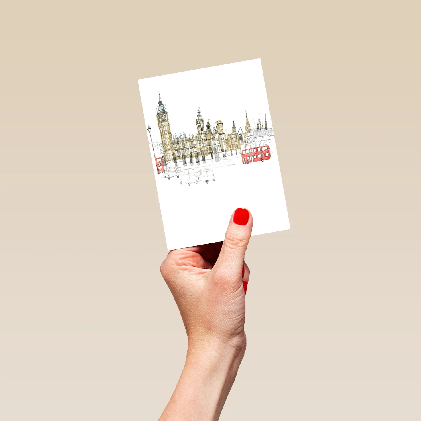 Personalised Illustration Of London Card - Image 4