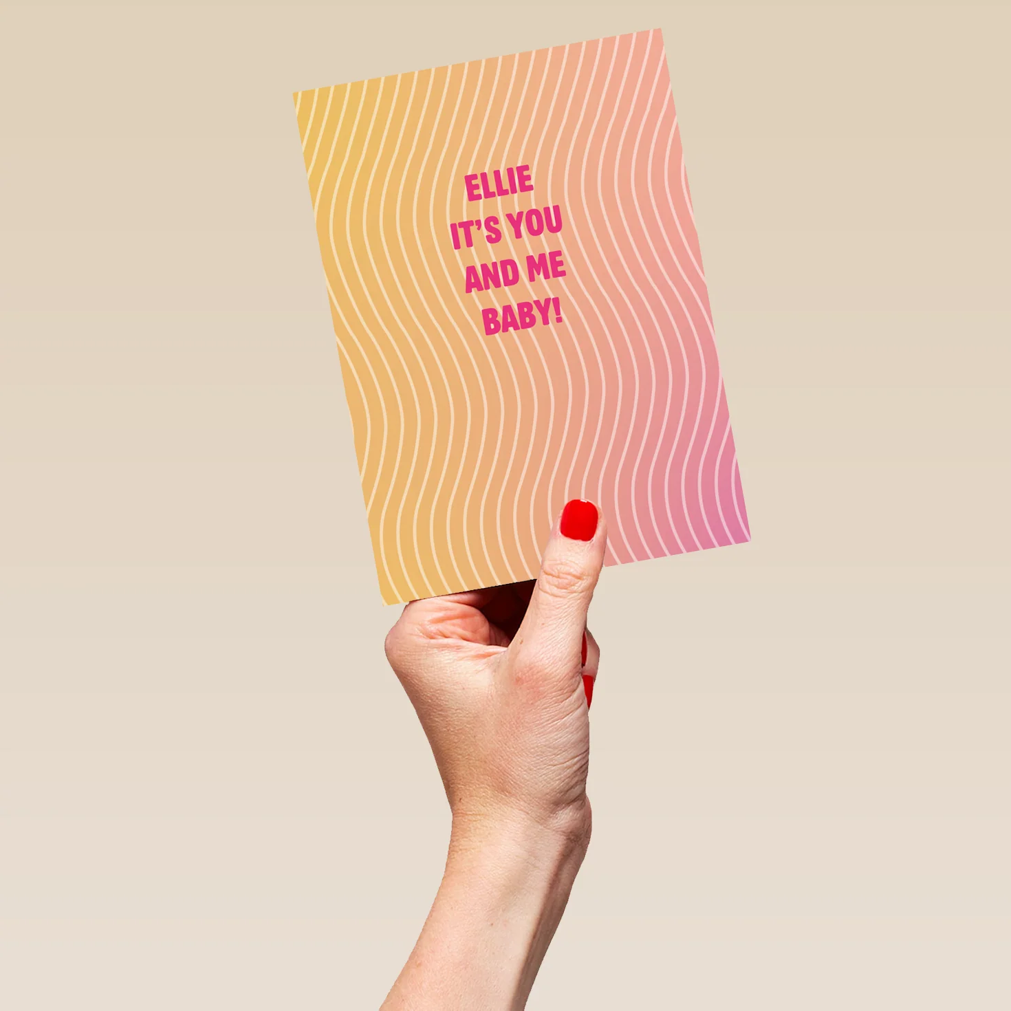 Personalised It's You & Me Baby Valentine's Day Card - Image 5
