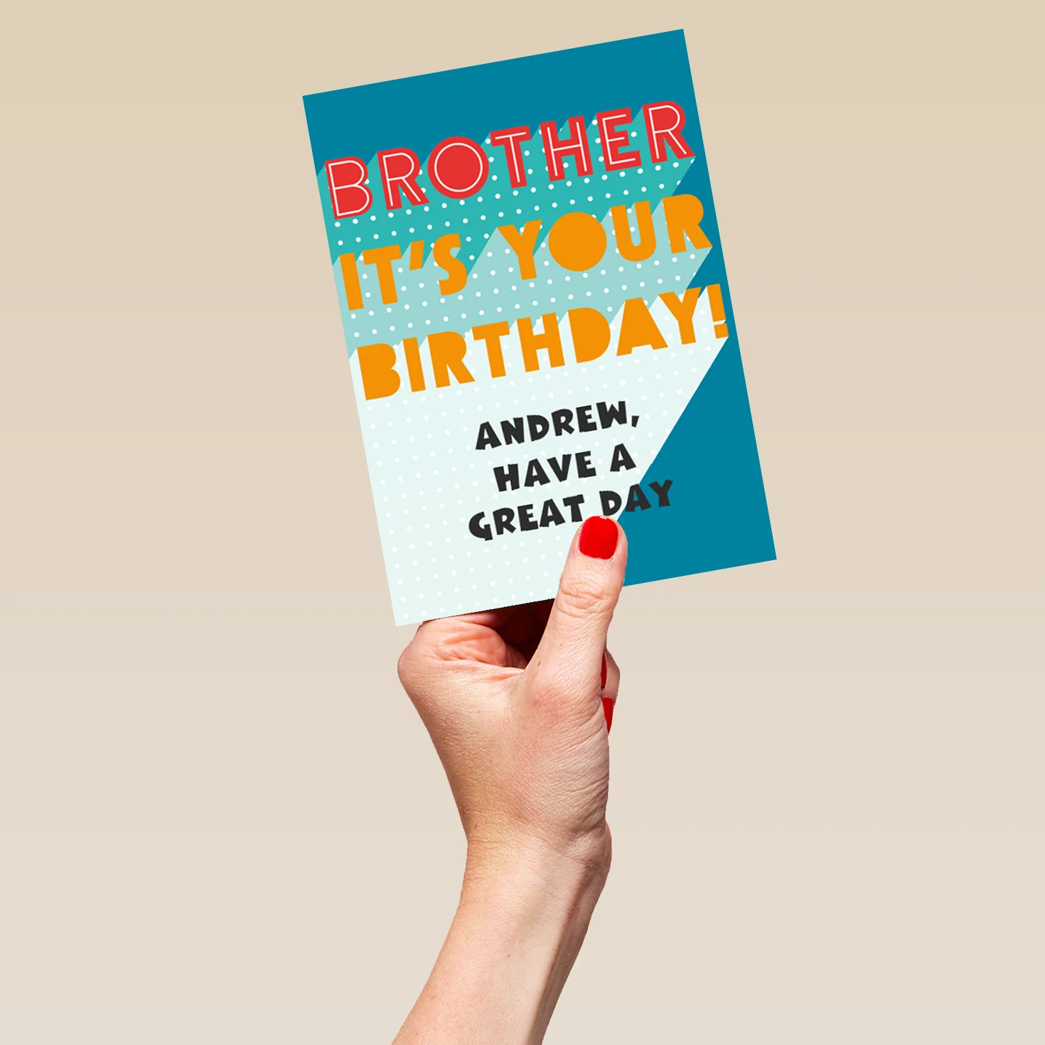Personalised It's Your Birthday Brother Card - Image 5