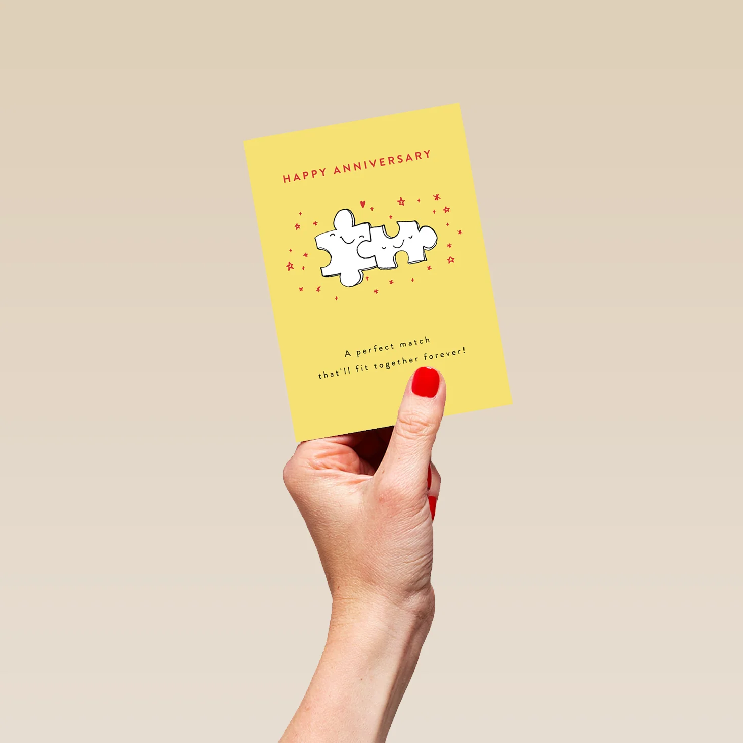 Personalised Jigsaw Anniversary Card - Image 4