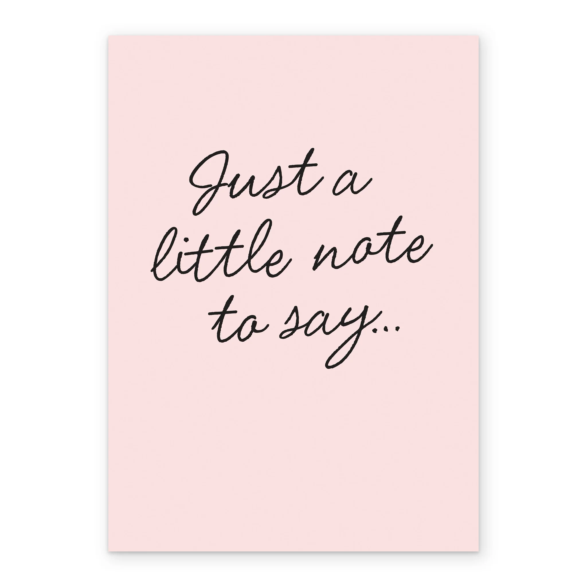 Personalised Just A Little Note To Say Card - Image 2