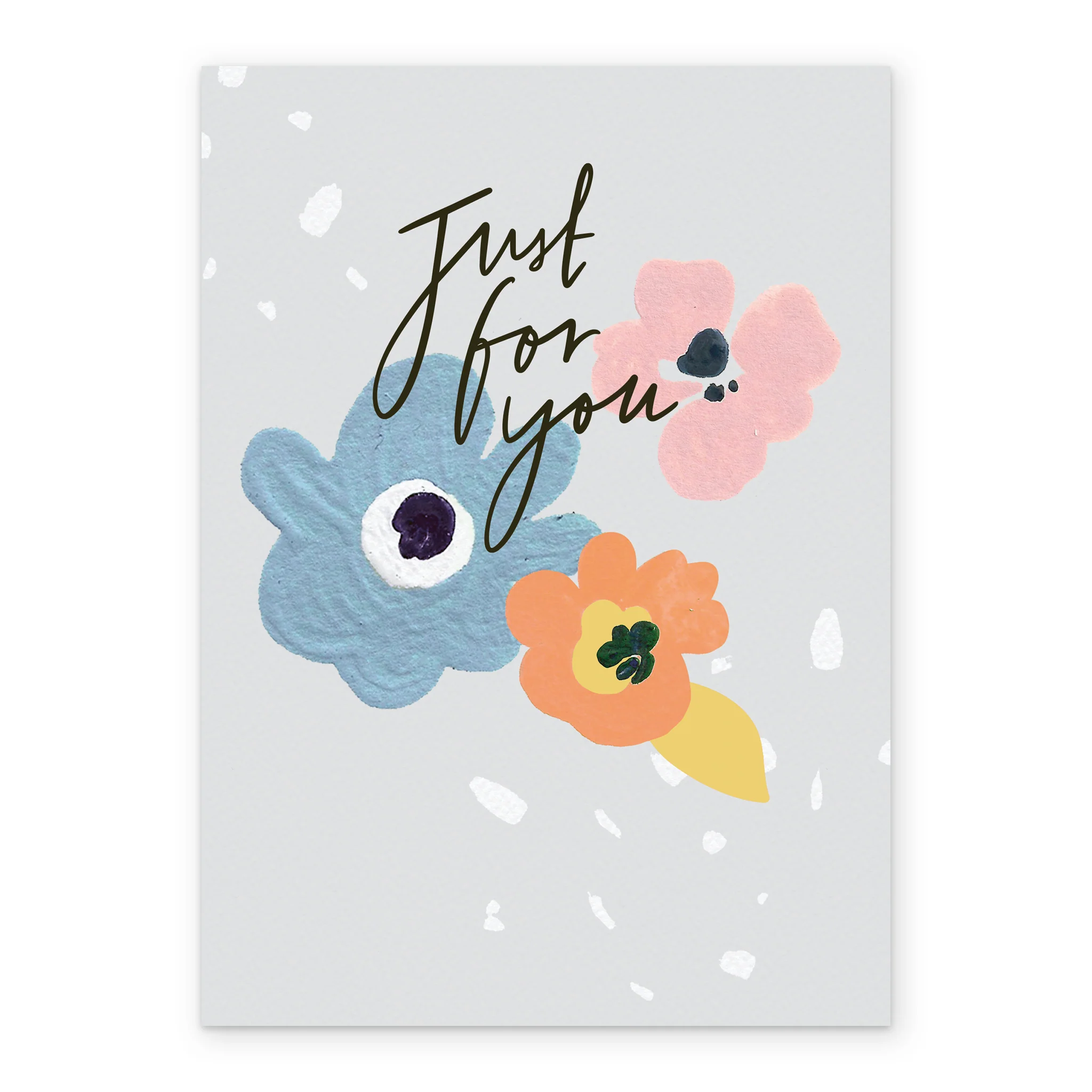 Personalised Just For You Floral Birthday Card - Image 2