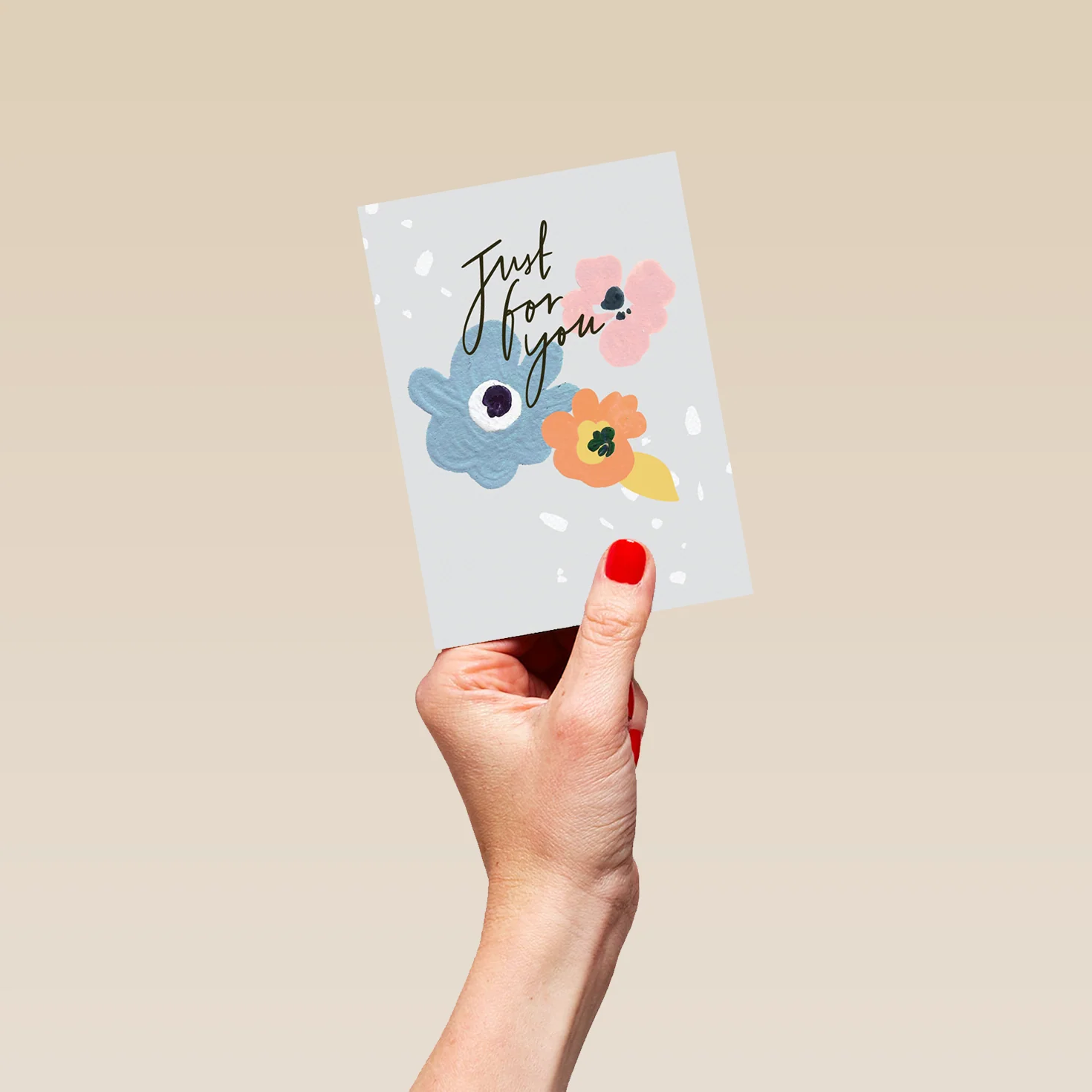 Personalised Just For You Floral Birthday Card - Image 4