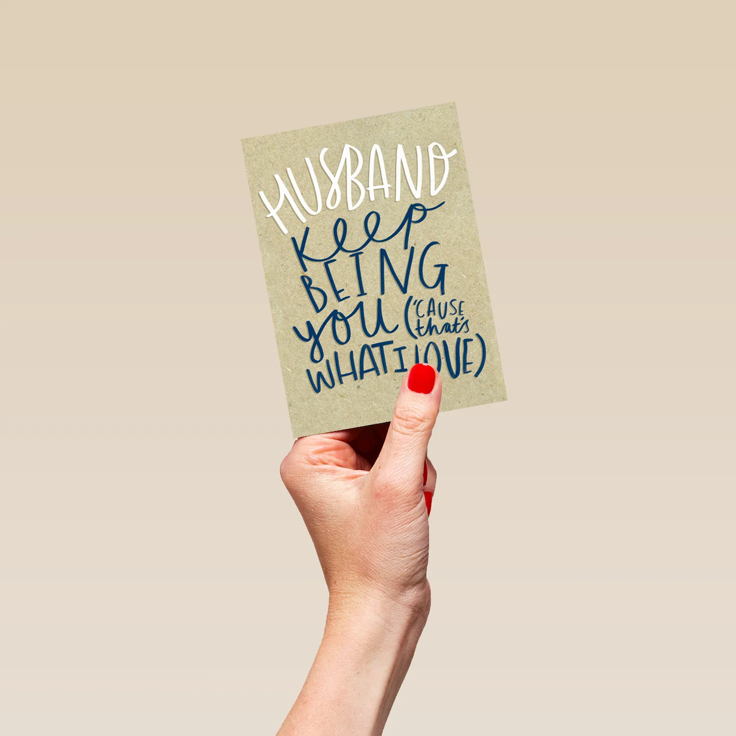 Personalised Keep Being You Husband Card - Image 4