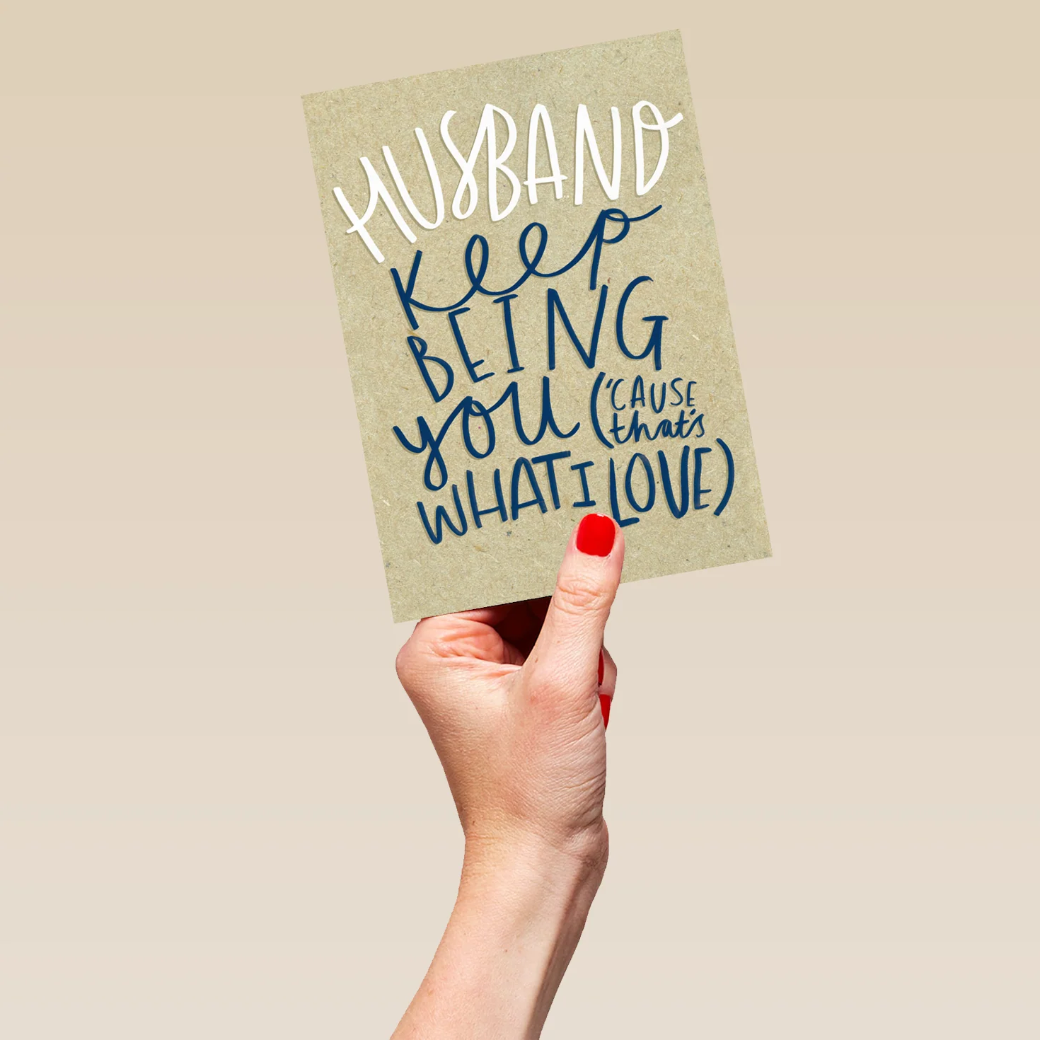 Personalised Keep Being You Husband Card - Image 5