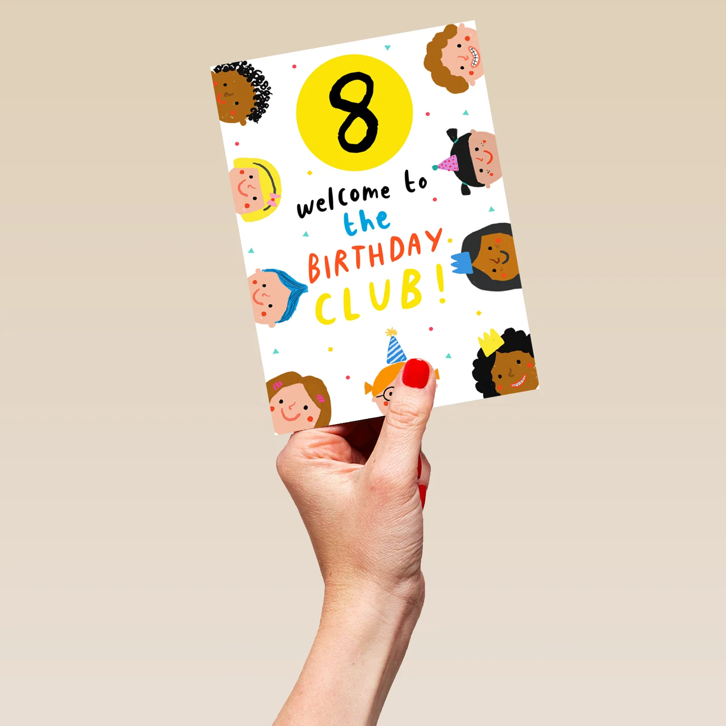 Personalised Kids 8th Birthday Party Card - Image 5