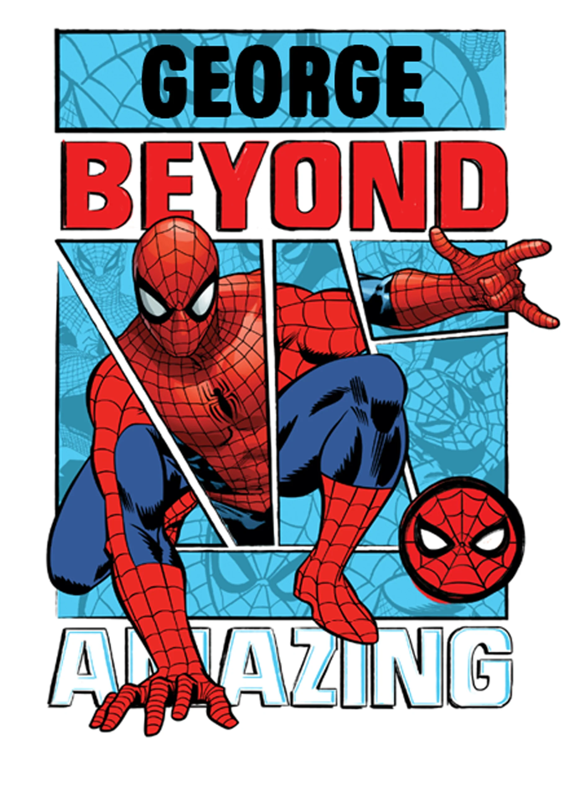 Personalised Kids Beyond Amazing Spider-Man Birthday Card