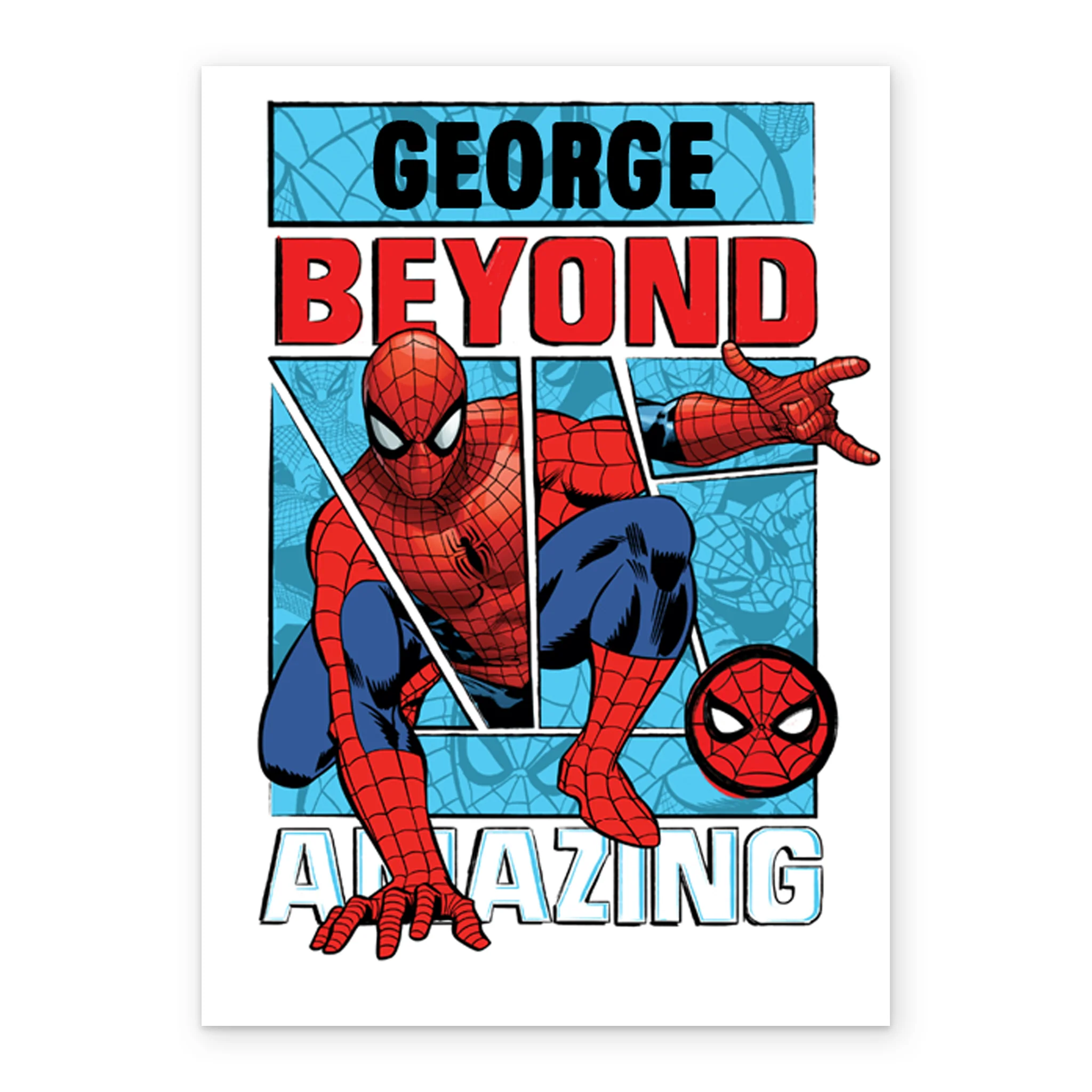 Personalised Kids Beyond Amazing Spider-Man Birthday Card - Image 2