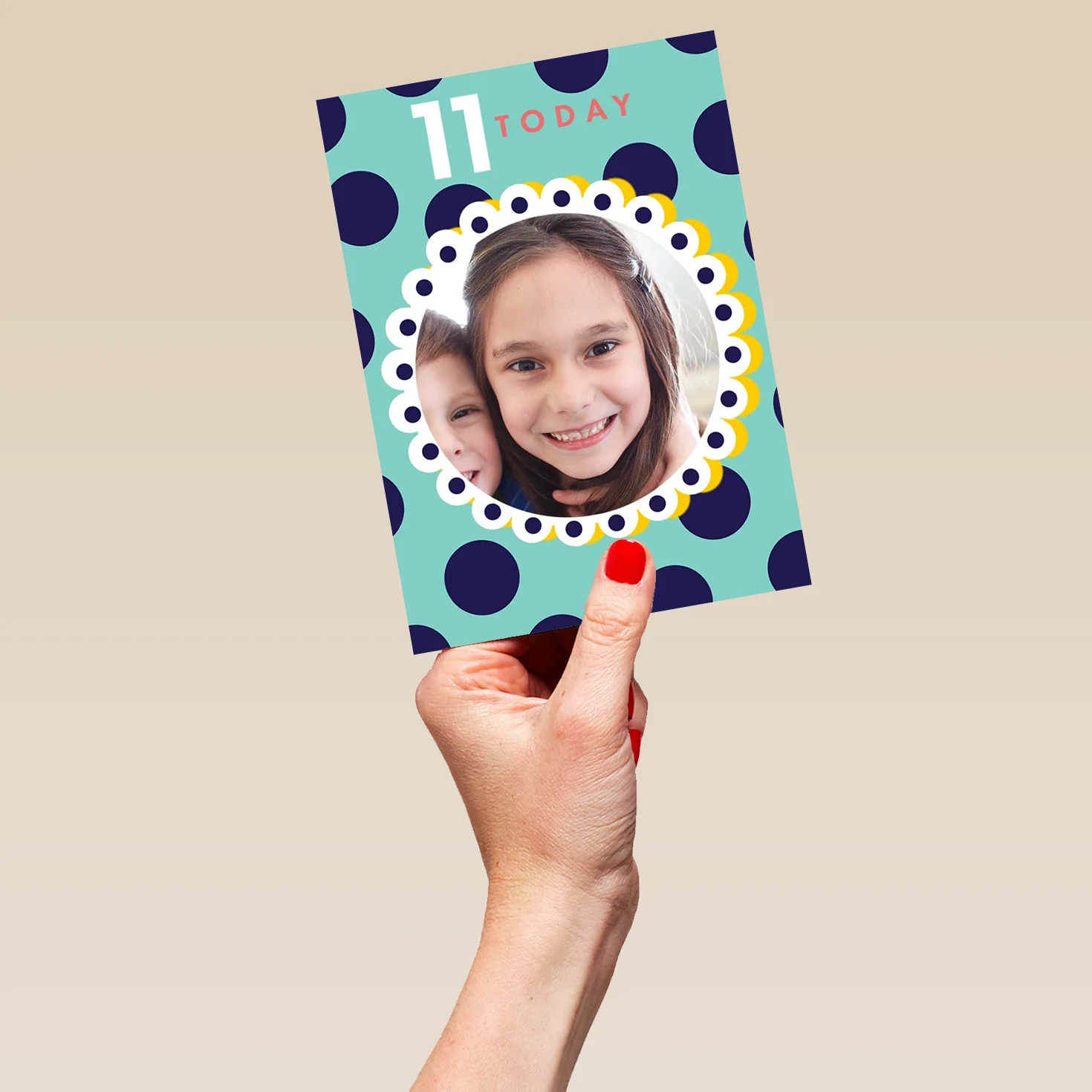 Personalised Kids Birthday 11 Today Card - Image 5
