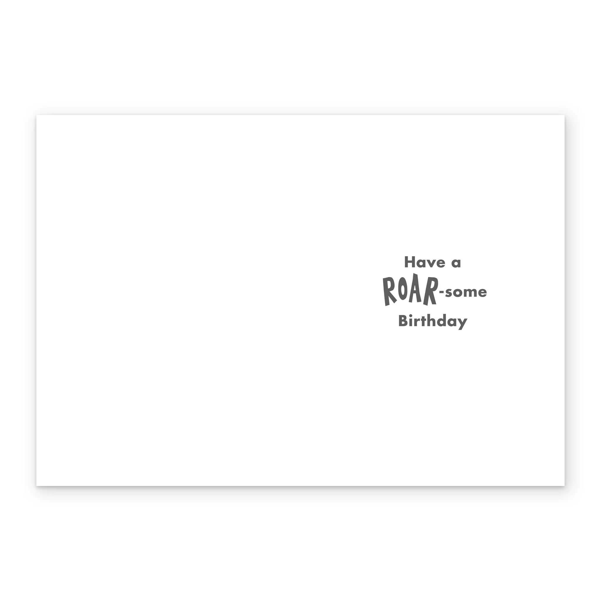 Personalised Kids Birthday Lion Open Mouth Card For Nephew - Image 3